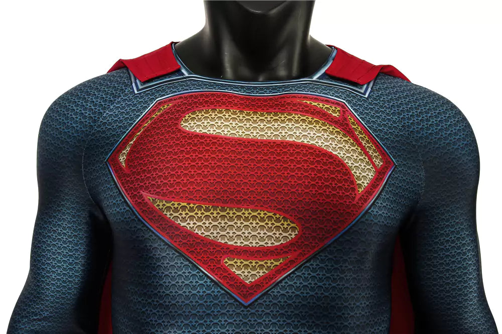 DC Superman Man of Steel Complete Cosplay Costume Outfit