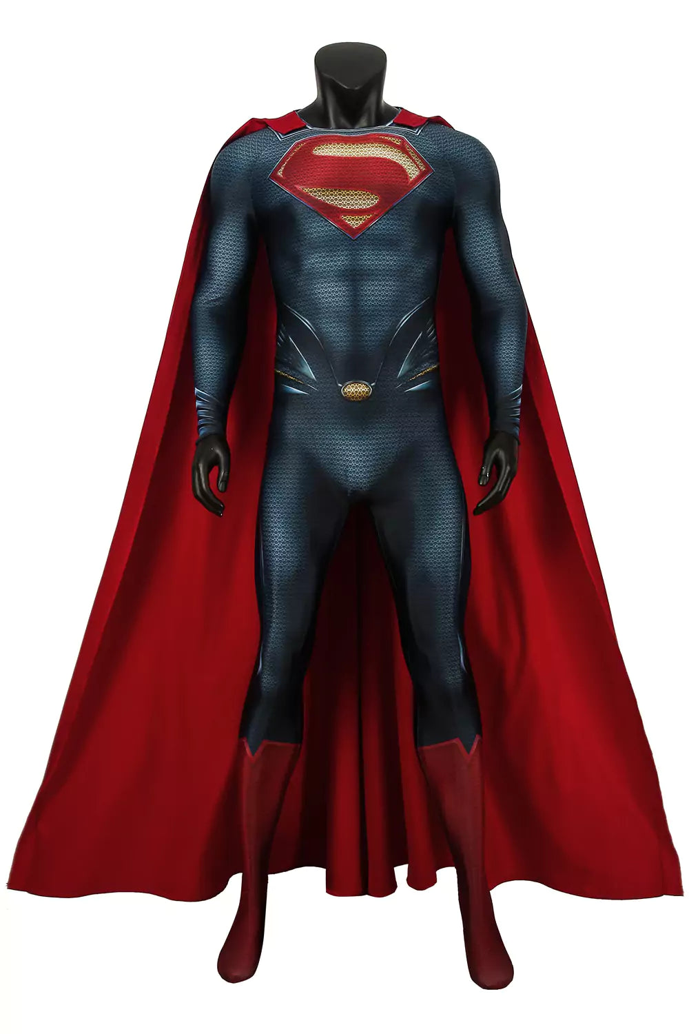 DC Superman Man of Steel Complete Cosplay Costume Outfit