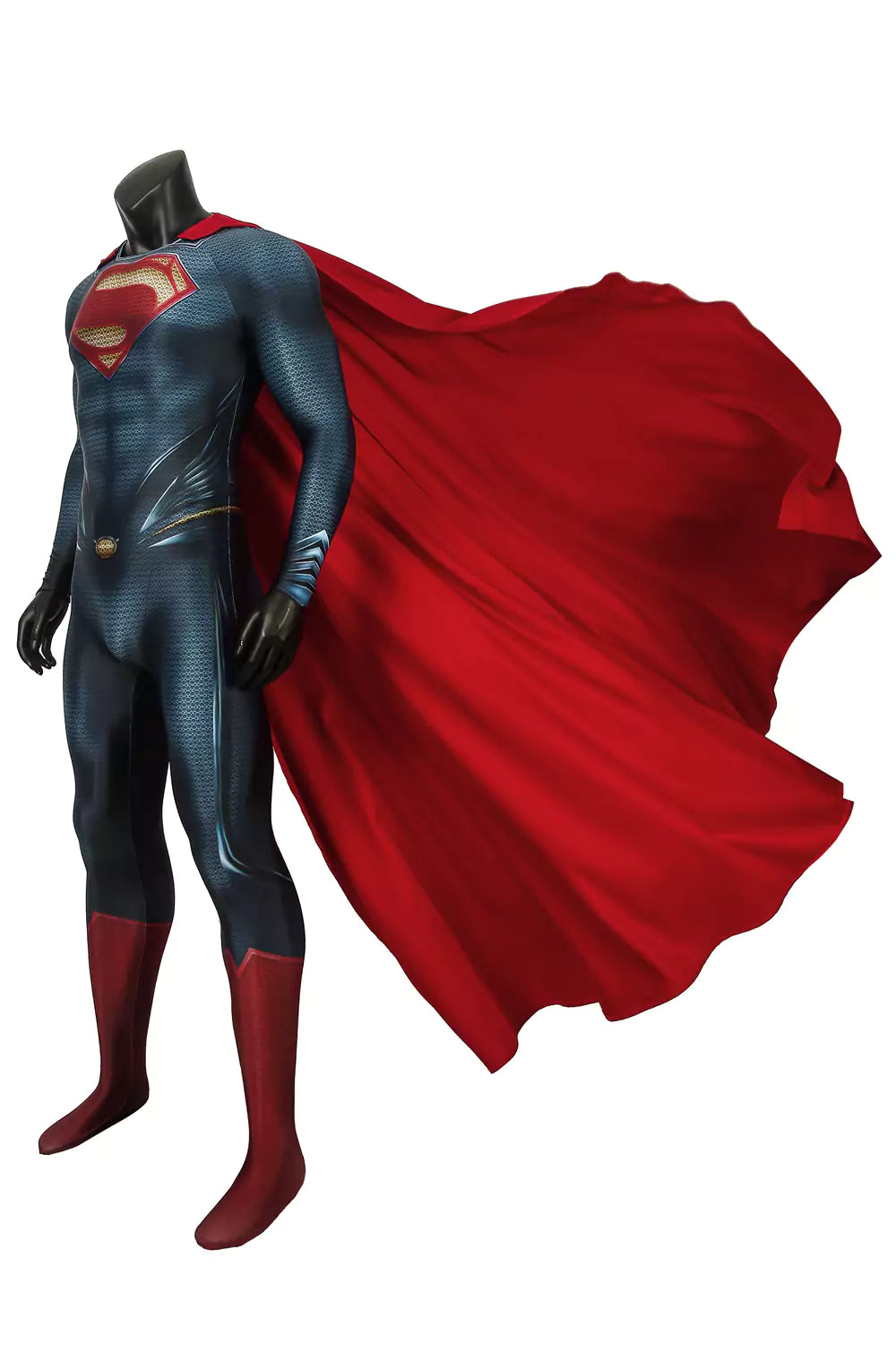 DC Superman Man of Steel Complete Cosplay Costume Outfit