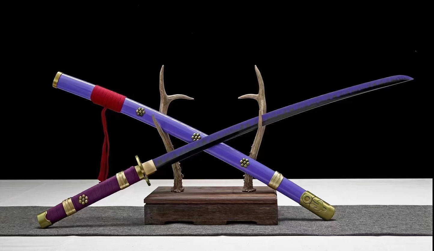 1:1 Replica Roronoa Zoro Worn Purple Enma Katana | One Piece Sword