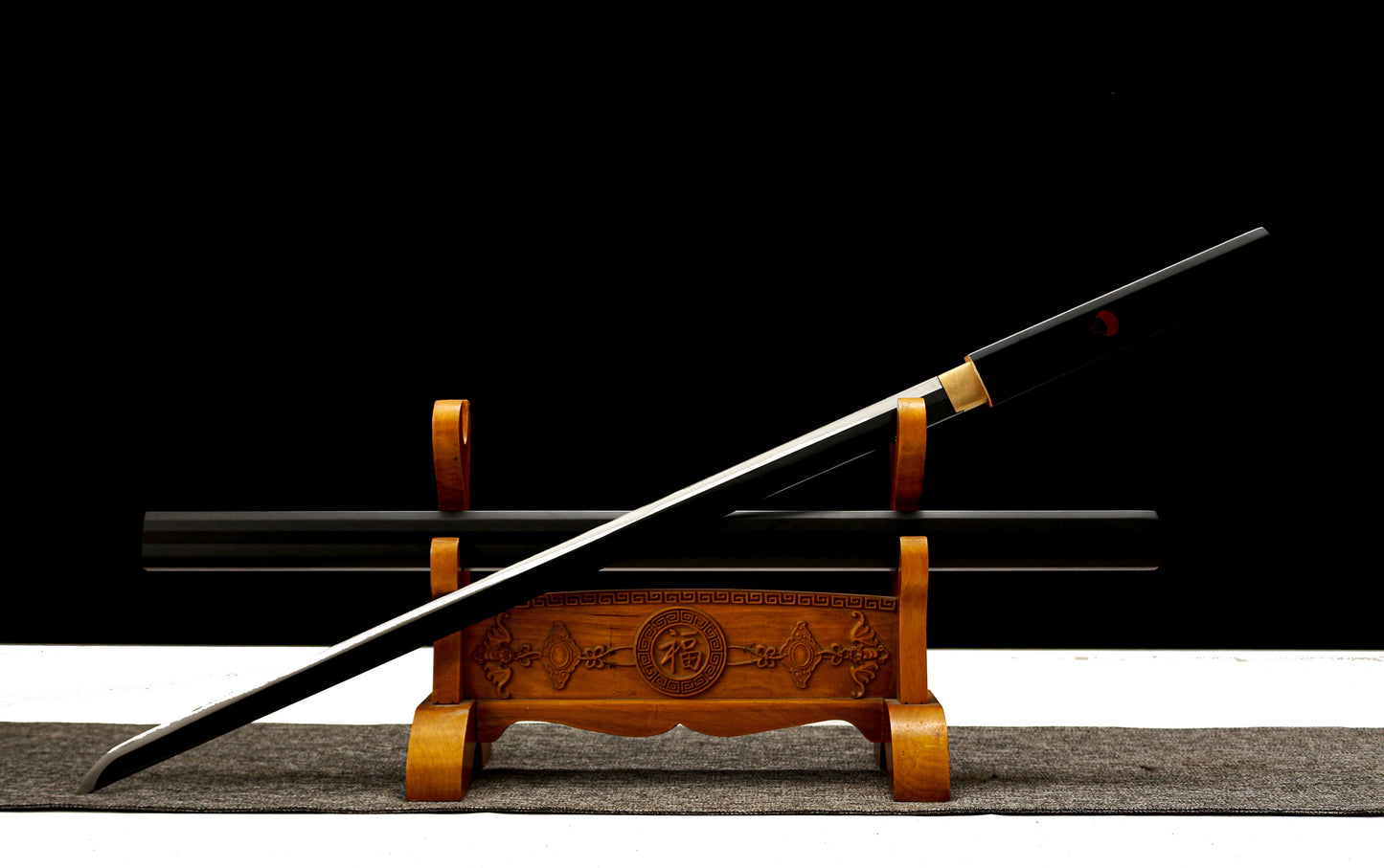 1:1 Replica Sasuke Uchiha Worn Black Kusanagi Katana | Naruto Sword