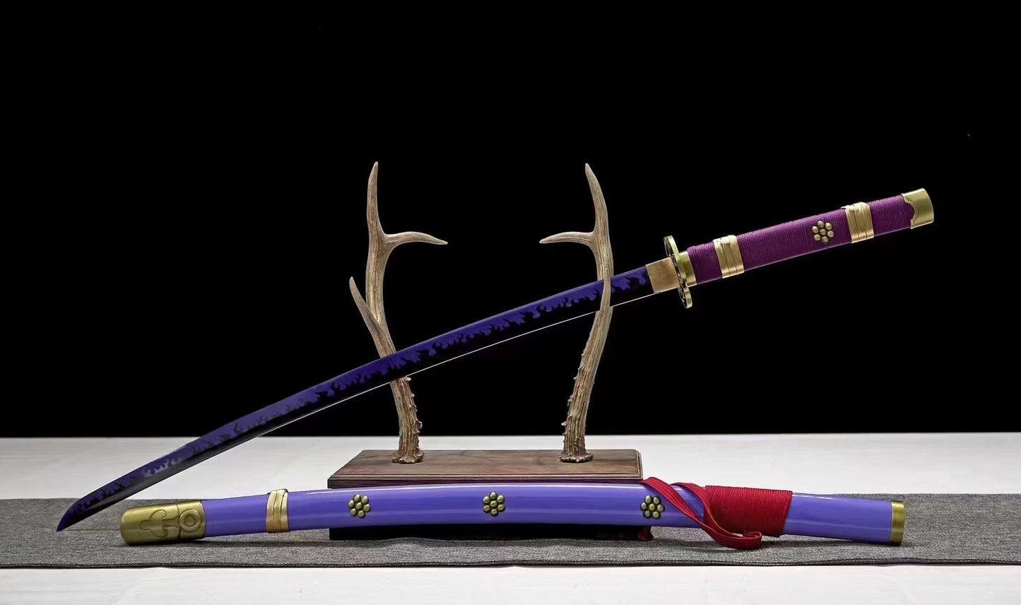 1:1 Replica Roronoa Zoro Worn Purple Enma Katana | One Piece Sword