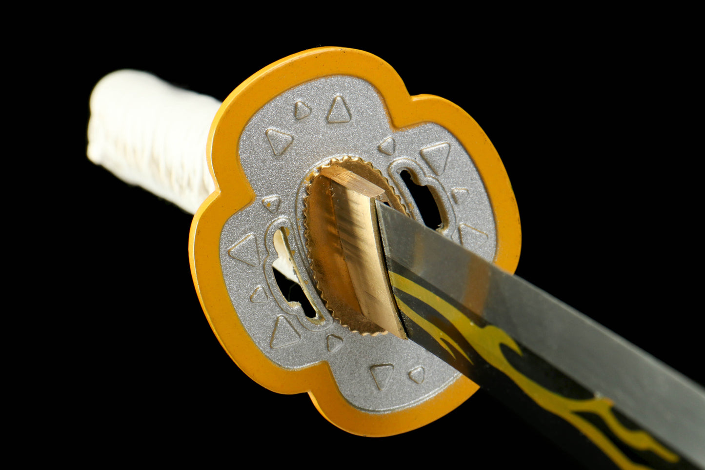 1:1 Replica Zenitsu Agatsuma Worn Katana | Demon Slayer Sword