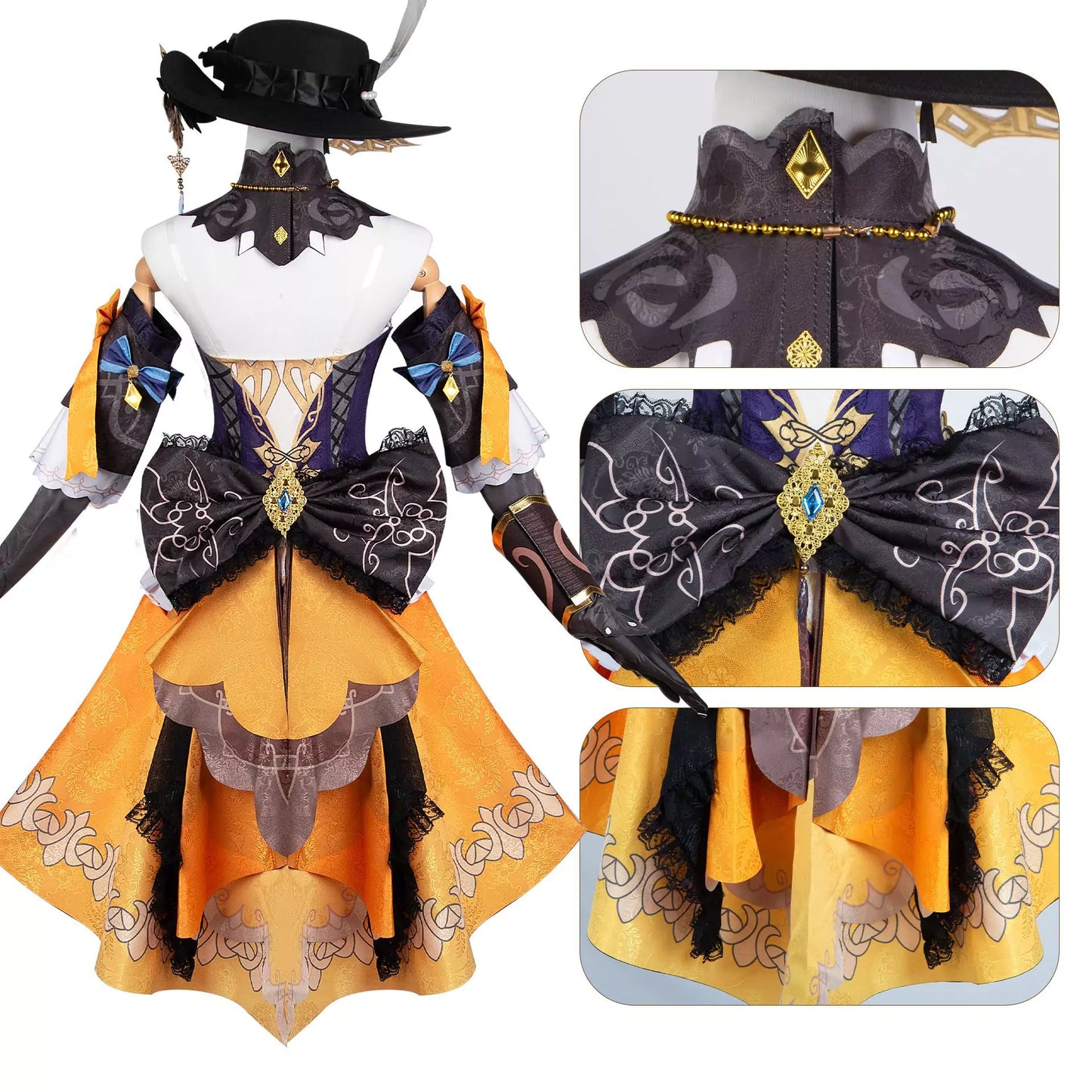 Genshin Impact Navia Complete Cosplay Costume Outfit