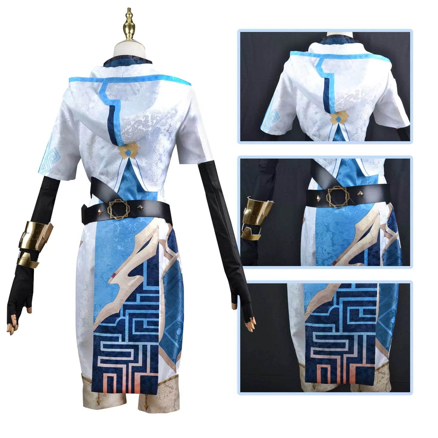 Genshin Impact Chongyun Complete Cosplay Costume Outfit