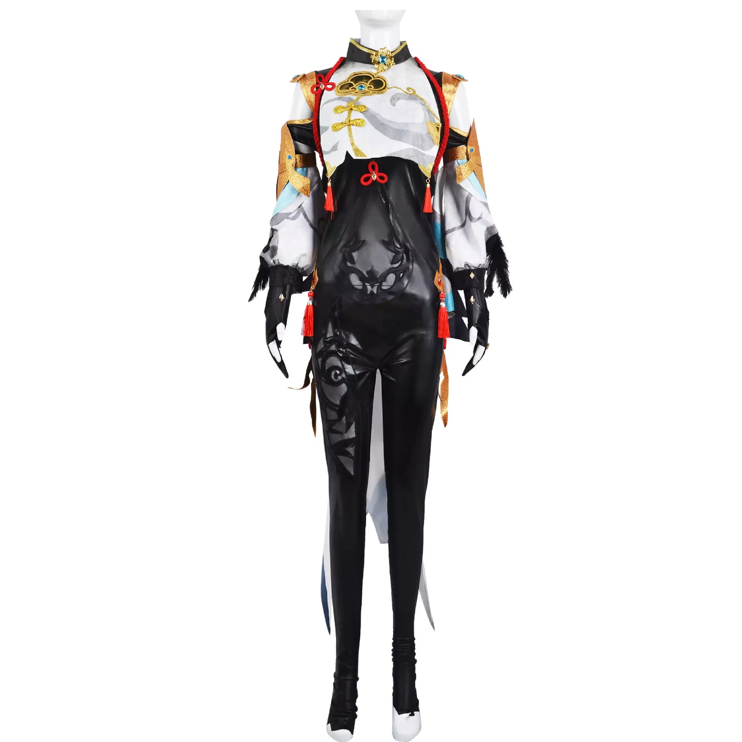 Genshin Impact Shenhe Complete Cosplay Costume Outfit