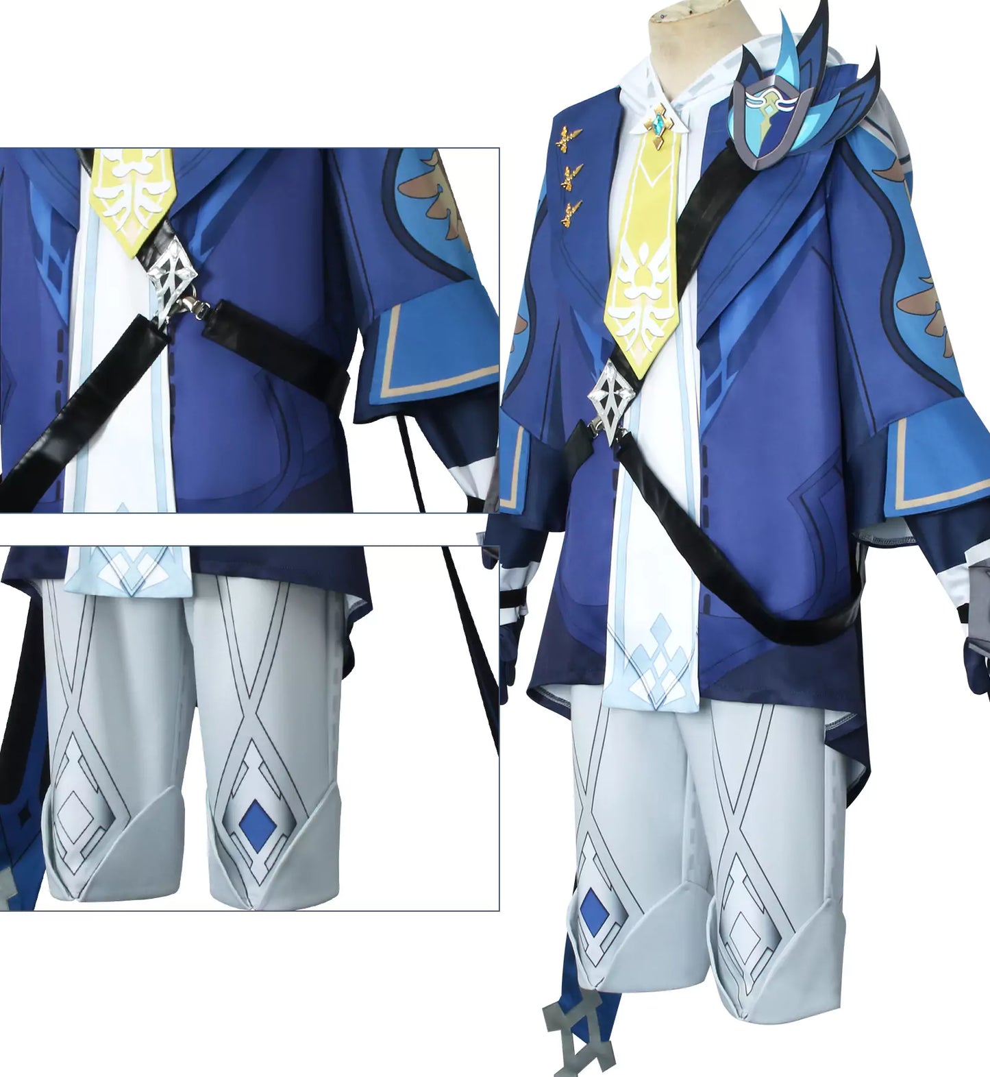 Genshin Impact Mika Complete Cosplay Costume Outfit