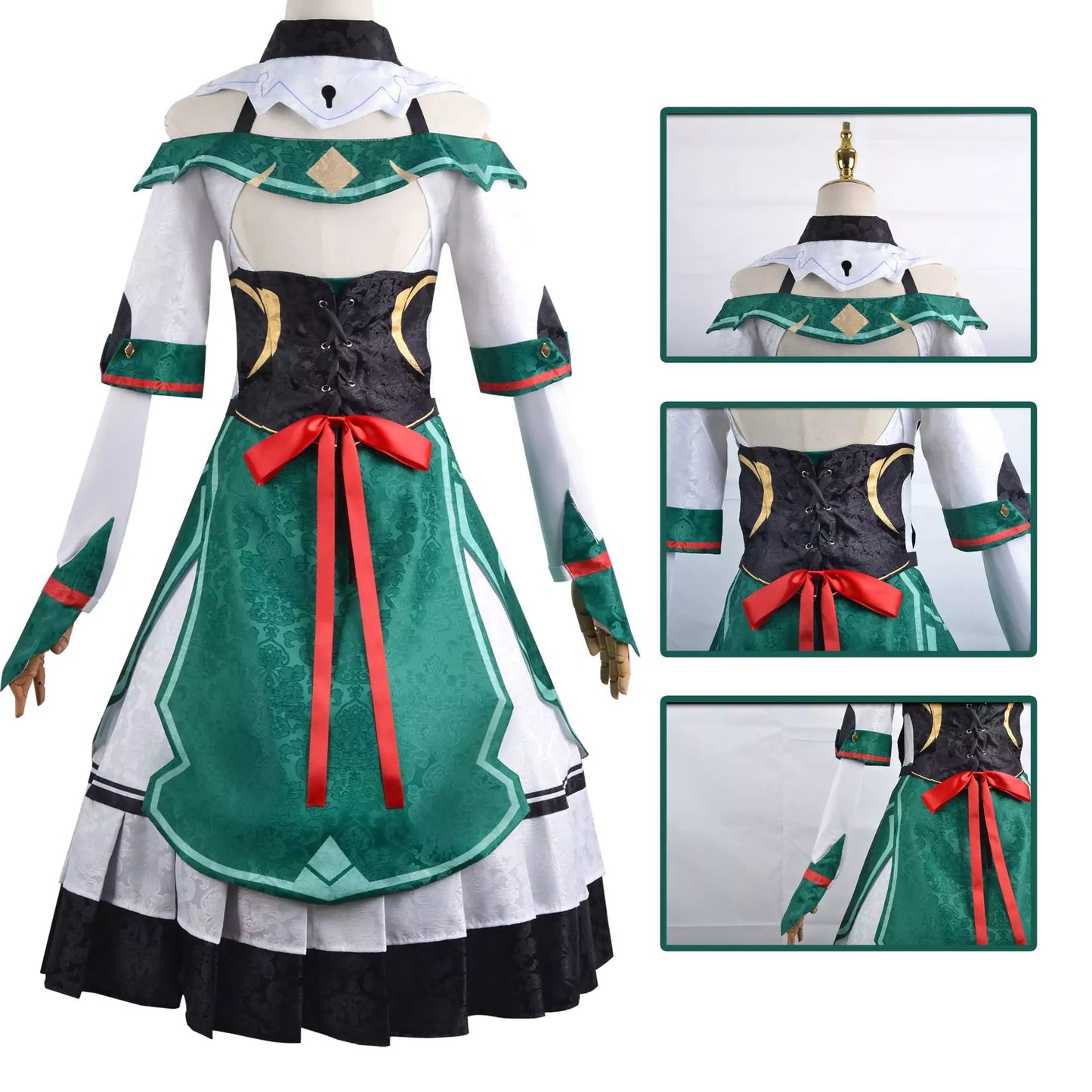 Genshin Impact Katheryne Complete Cosplay Costume Outfit