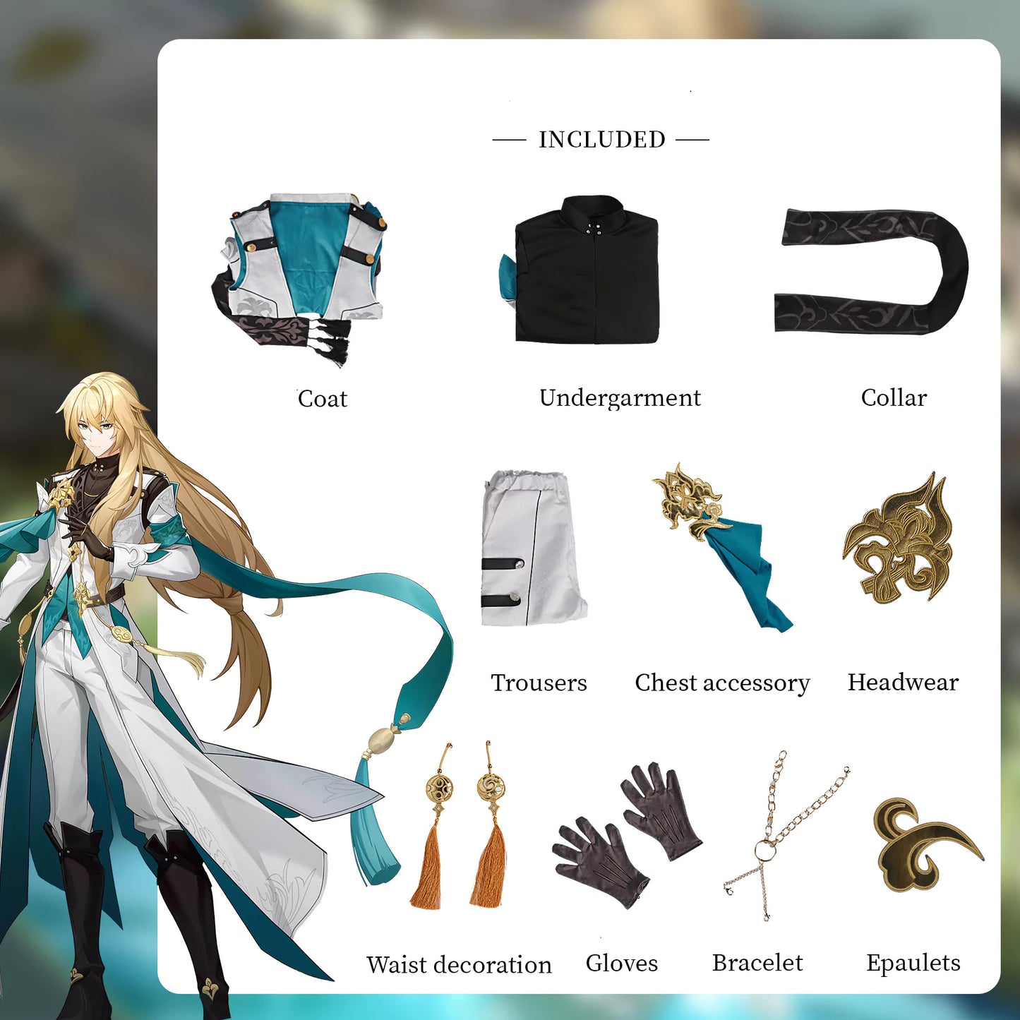 Honkai Star Rail Luocha Cosplay Costume | Gaming Outfit