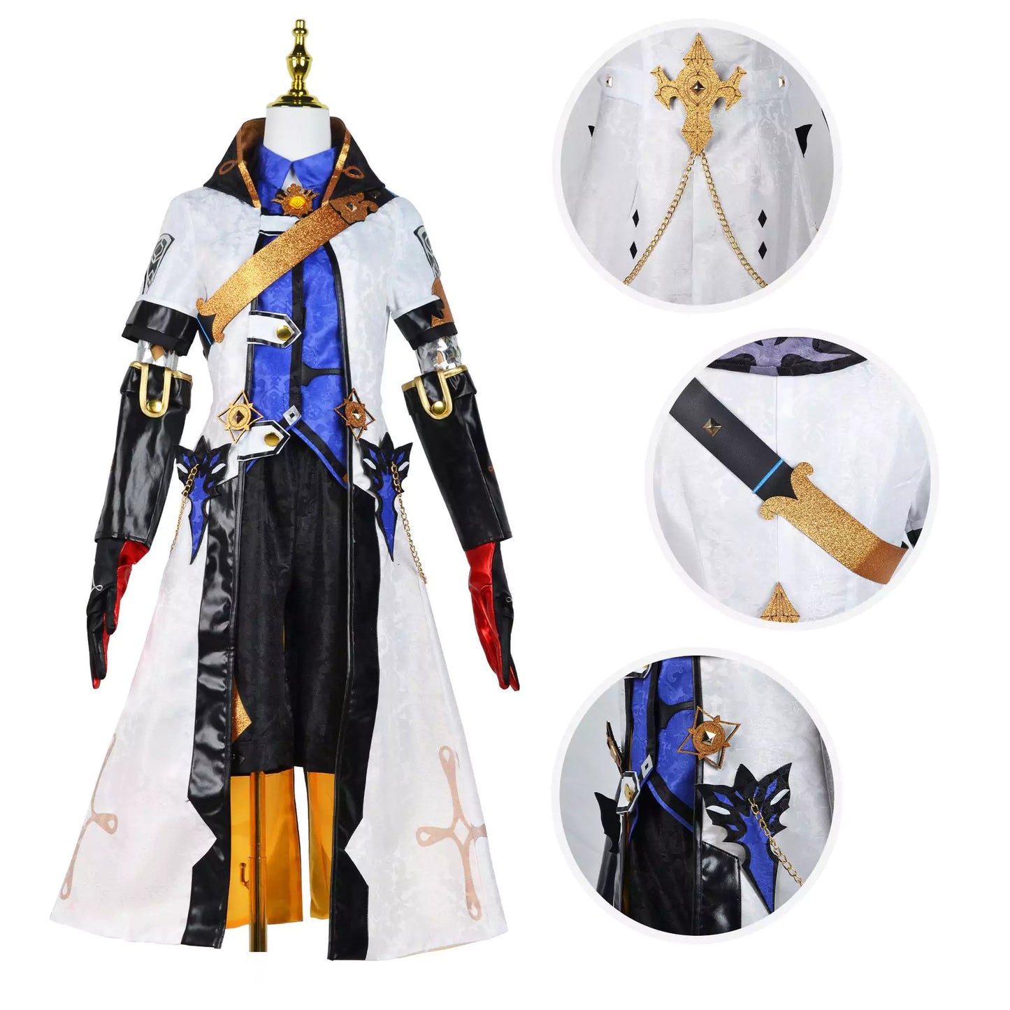 Genshin Impact Albedo Complete Cosplay Costume Outfit