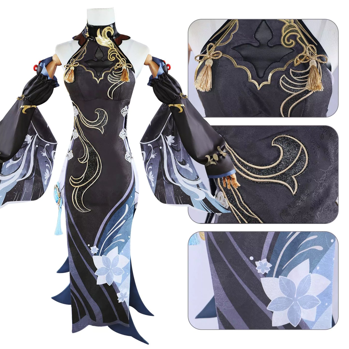 Genshin Impact Shenhe Carnival Cosplay Costume | Game Outfit