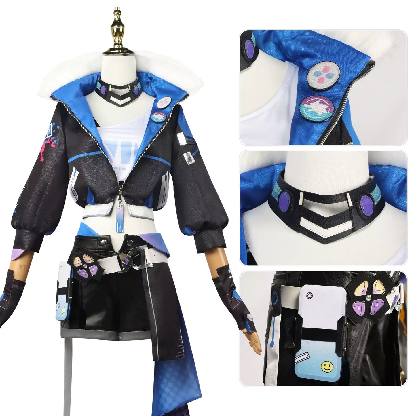 Honkai Star Rail Silverwolf Complete Cosplay Costume Outfit