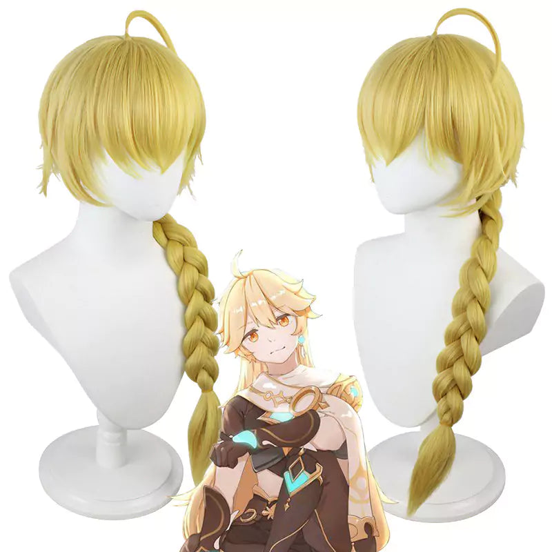 Genshin Impact Traveler Aether Cosplay Costume | Game Outfit