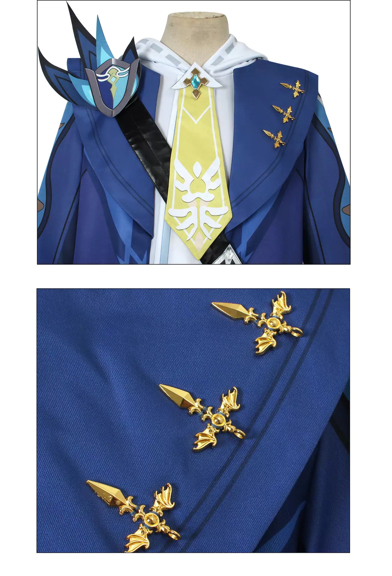 Genshin Impact Mika Complete Cosplay Costume Outfit