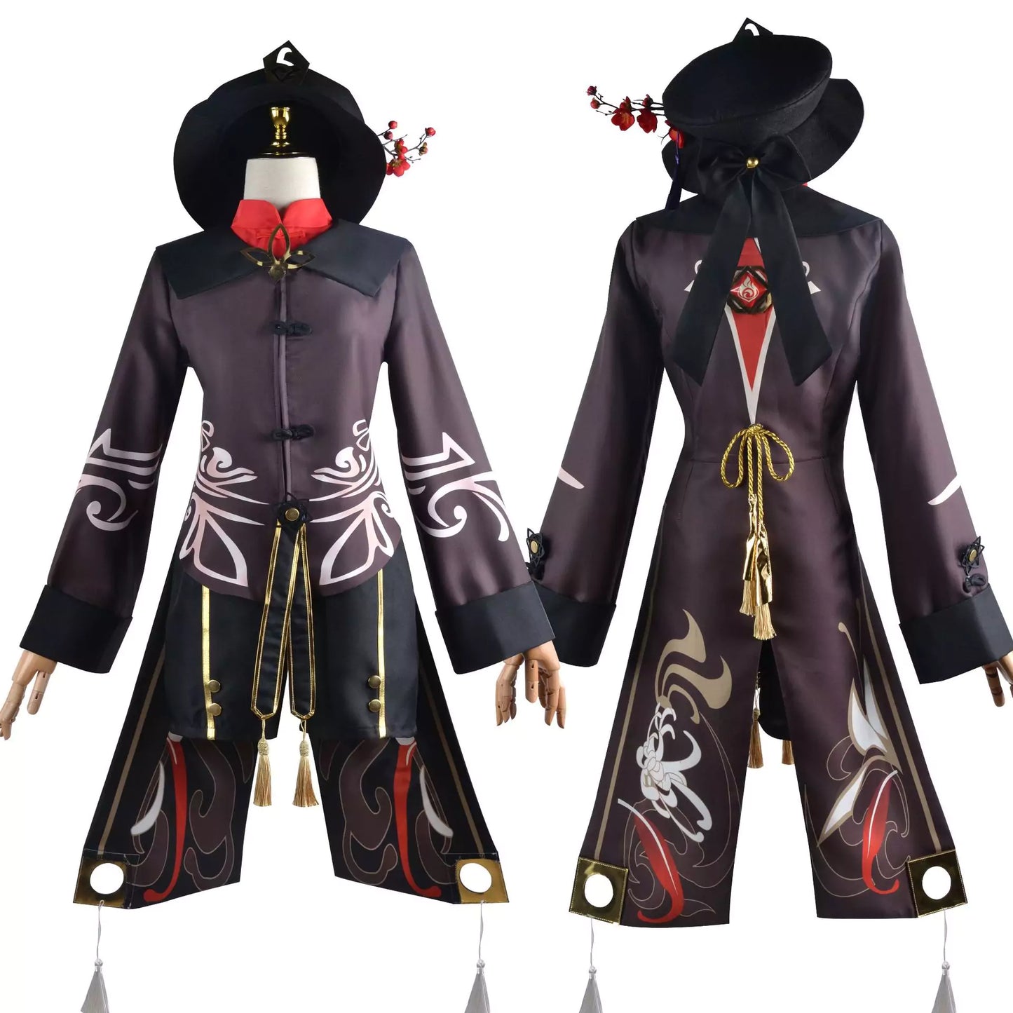 Genshin Impact Hutao Complete Cosplay Costume Outfit