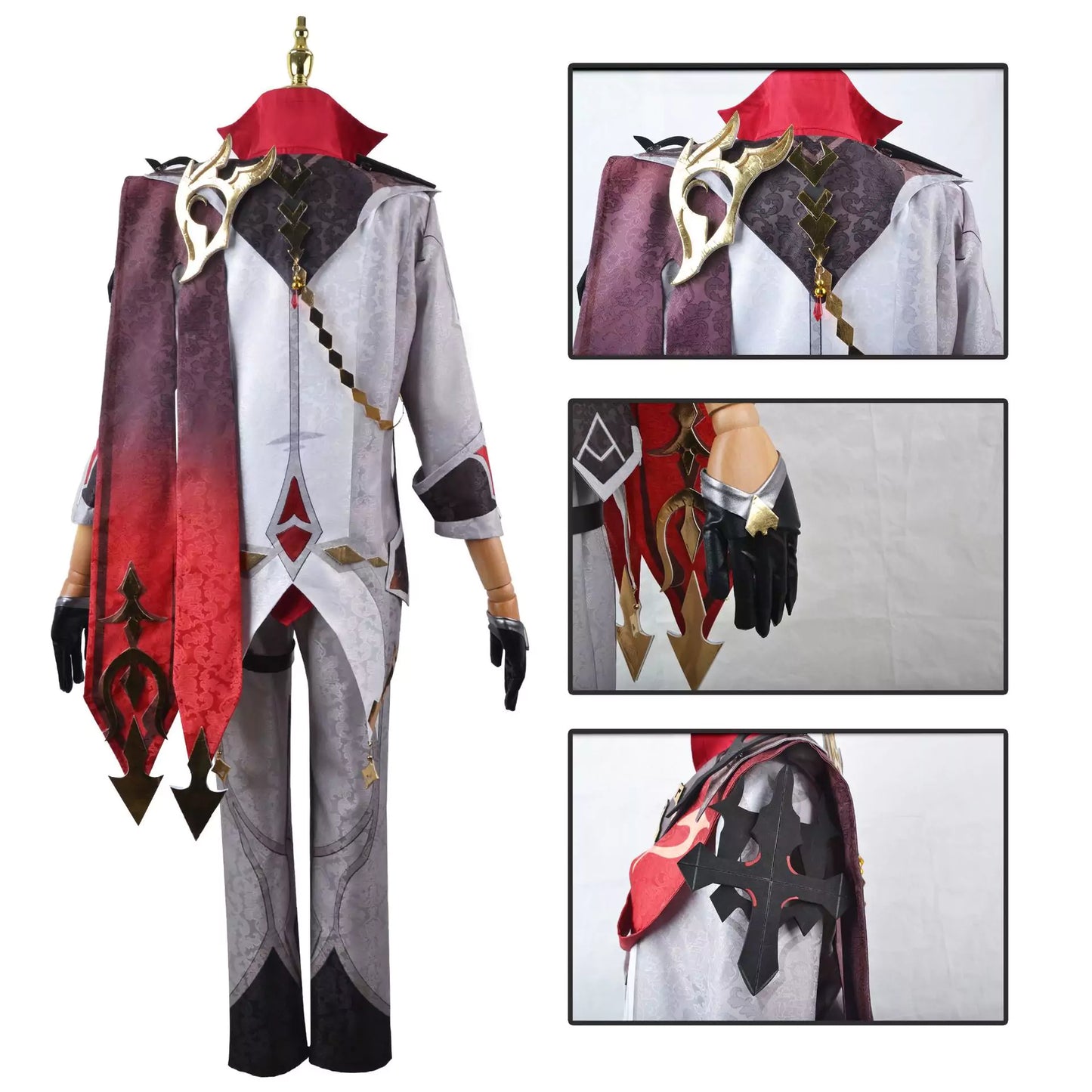 Genshin Impact Tartaglia Complete Cosplay Costume Outfit