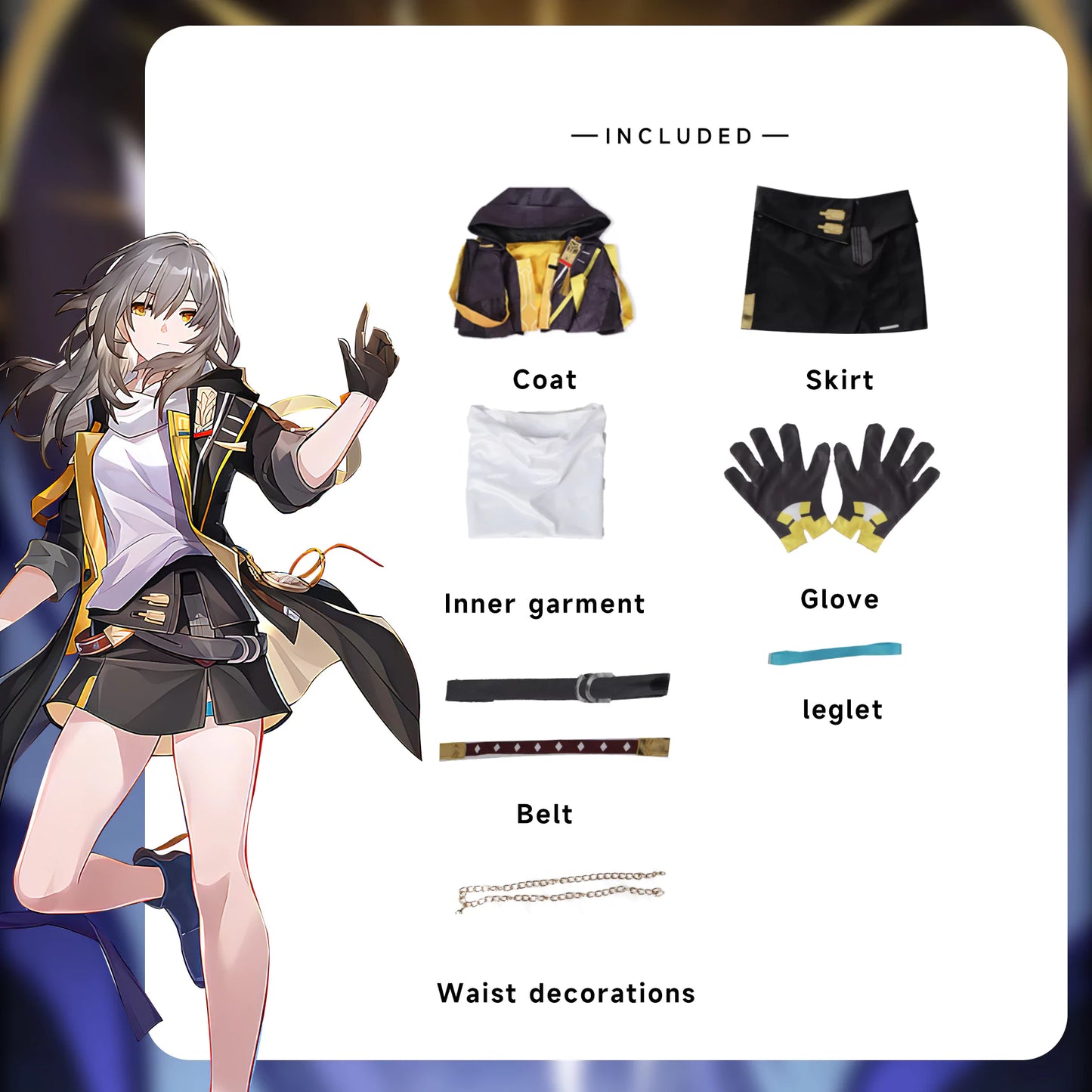 On Sale Honkai Star Rail Female Trailblazer Complete Cosplay Costume Outfit