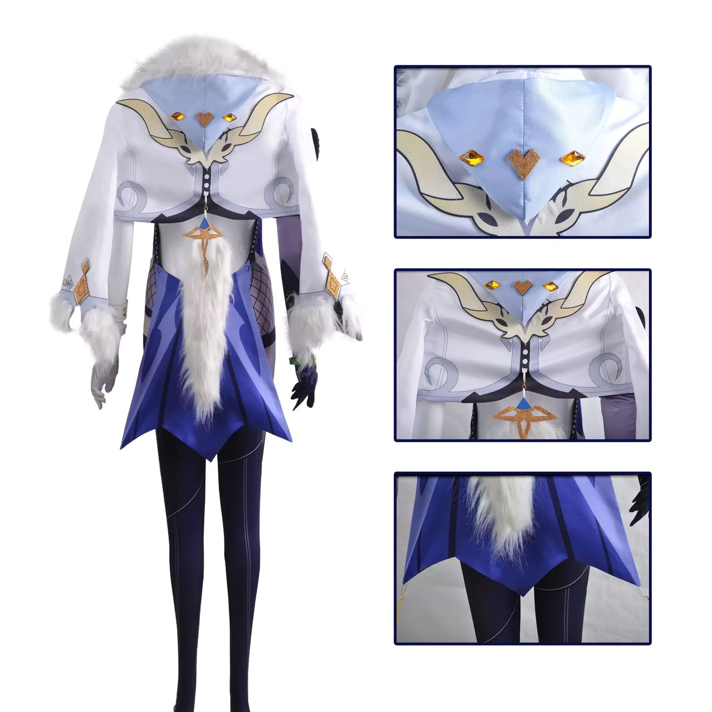 Genshin Impact Yelan Complete Cosplay Costume Outfit