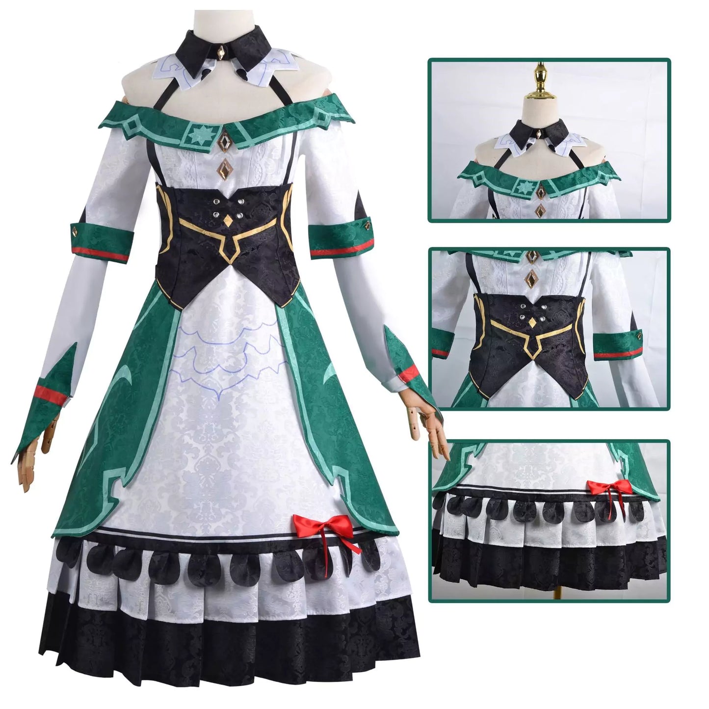 Genshin Impact Katheryne Complete Cosplay Costume Outfit