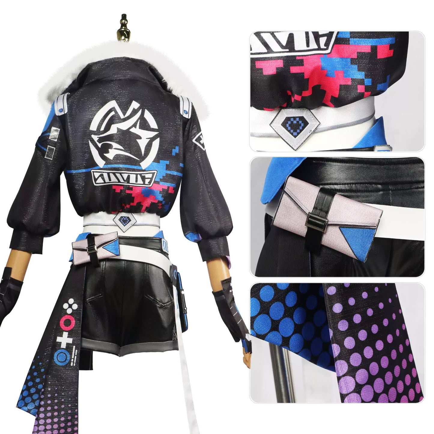 Honkai Star Rail Silverwolf Complete Cosplay Costume Outfit