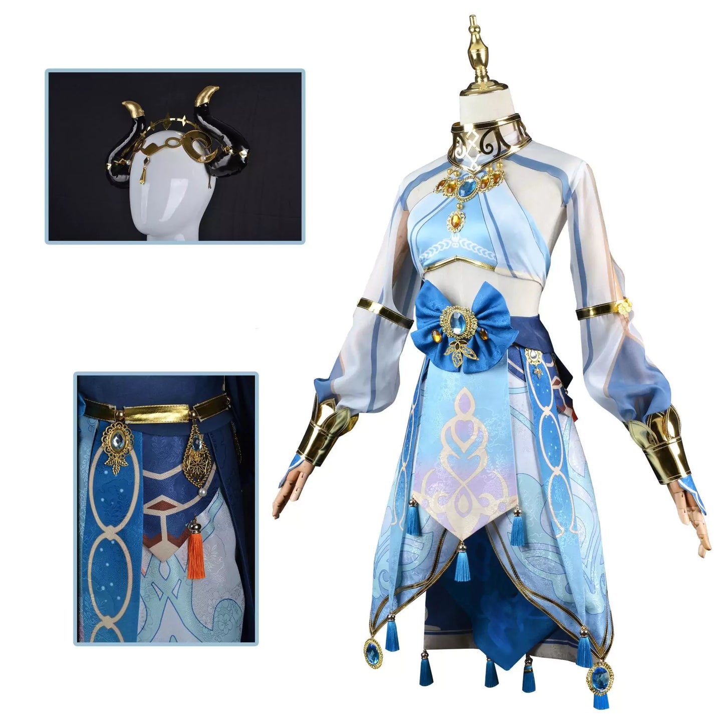 Genshin Impact Nilou Cosplay Costume | Game Outfit