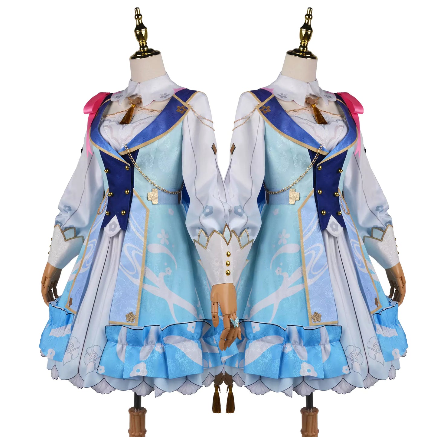 Genshin Impact Kamisato Ayaka Carnival Complete Cosplay Costume Outfit