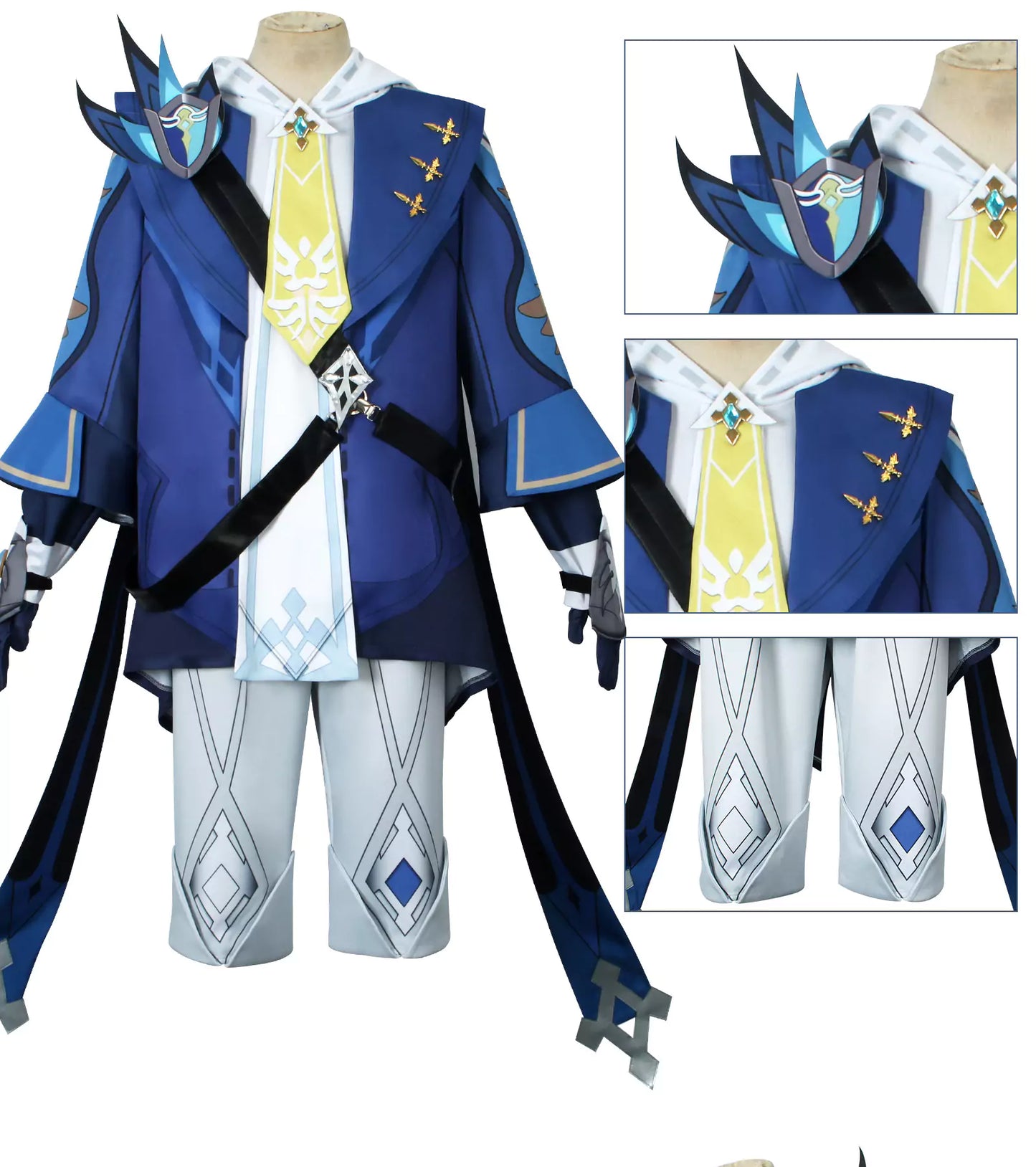 Genshin Impact Mika Complete Cosplay Costume Outfit