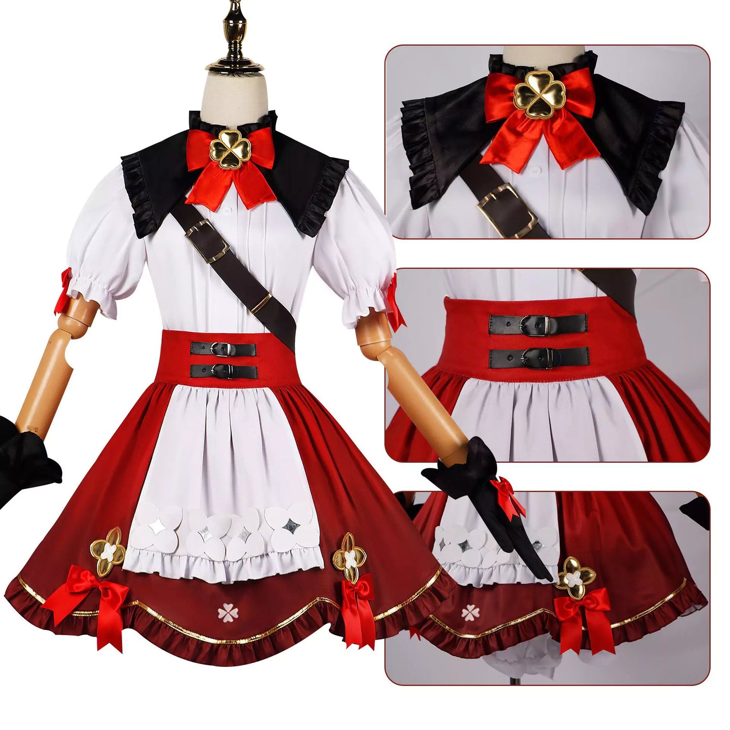 Genshin Impact Klee Blossoming Complete Cosplay Costume Outfit