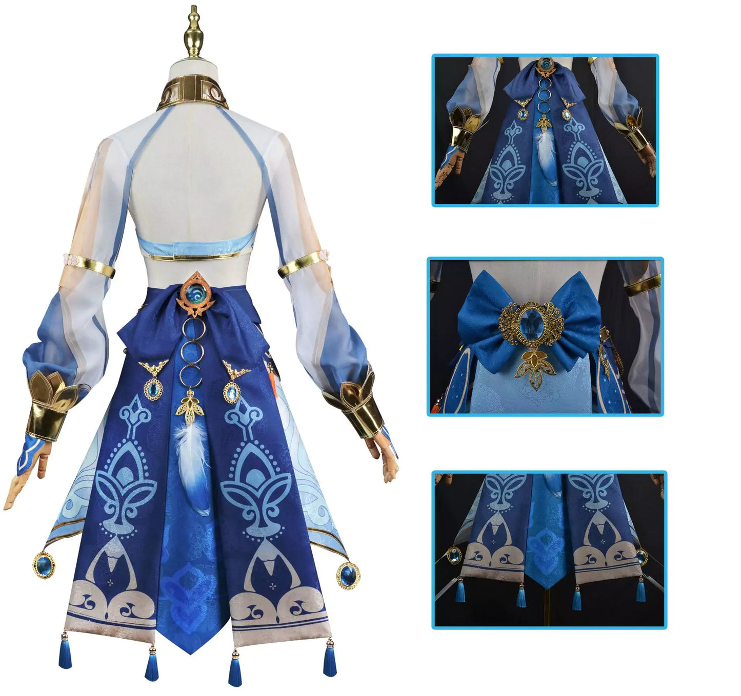 Genshin Impact Nilou Cosplay Costume | Game Outfit