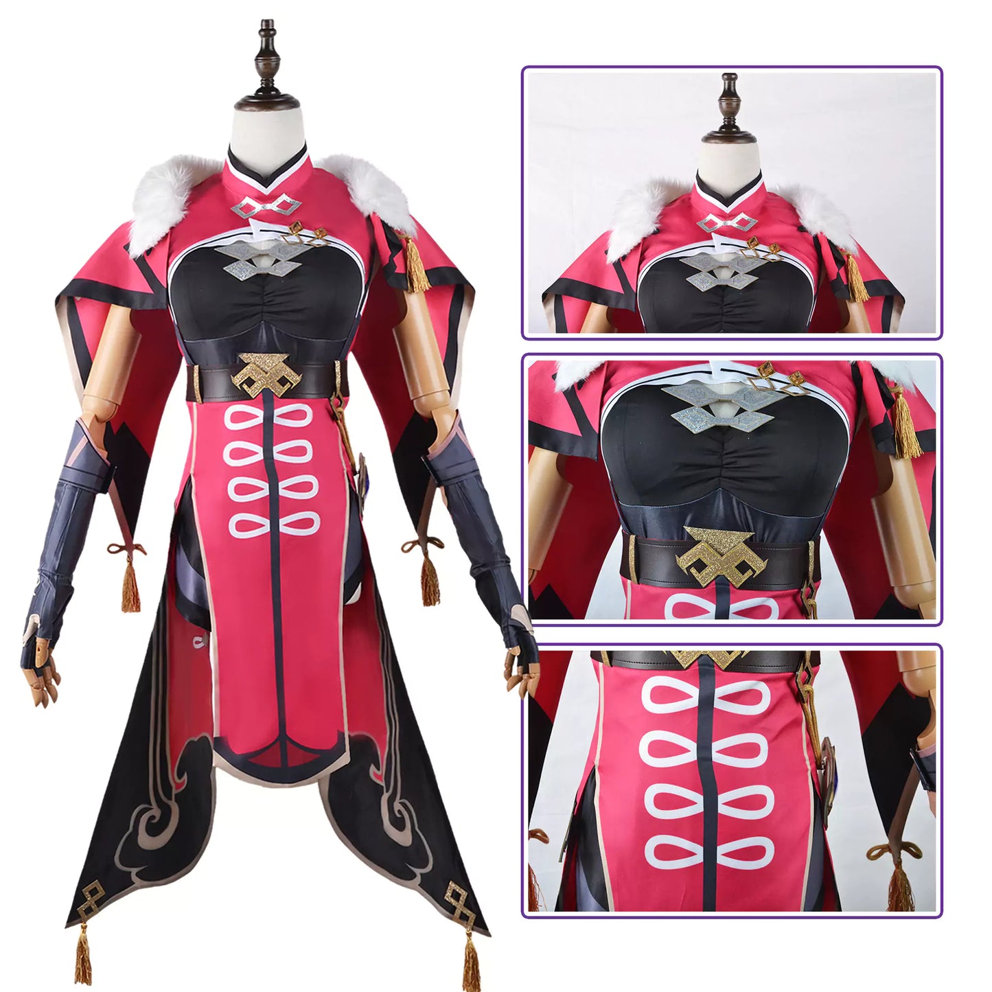 Genshin Impact Beidou Complete Cosplay Costume Outfit