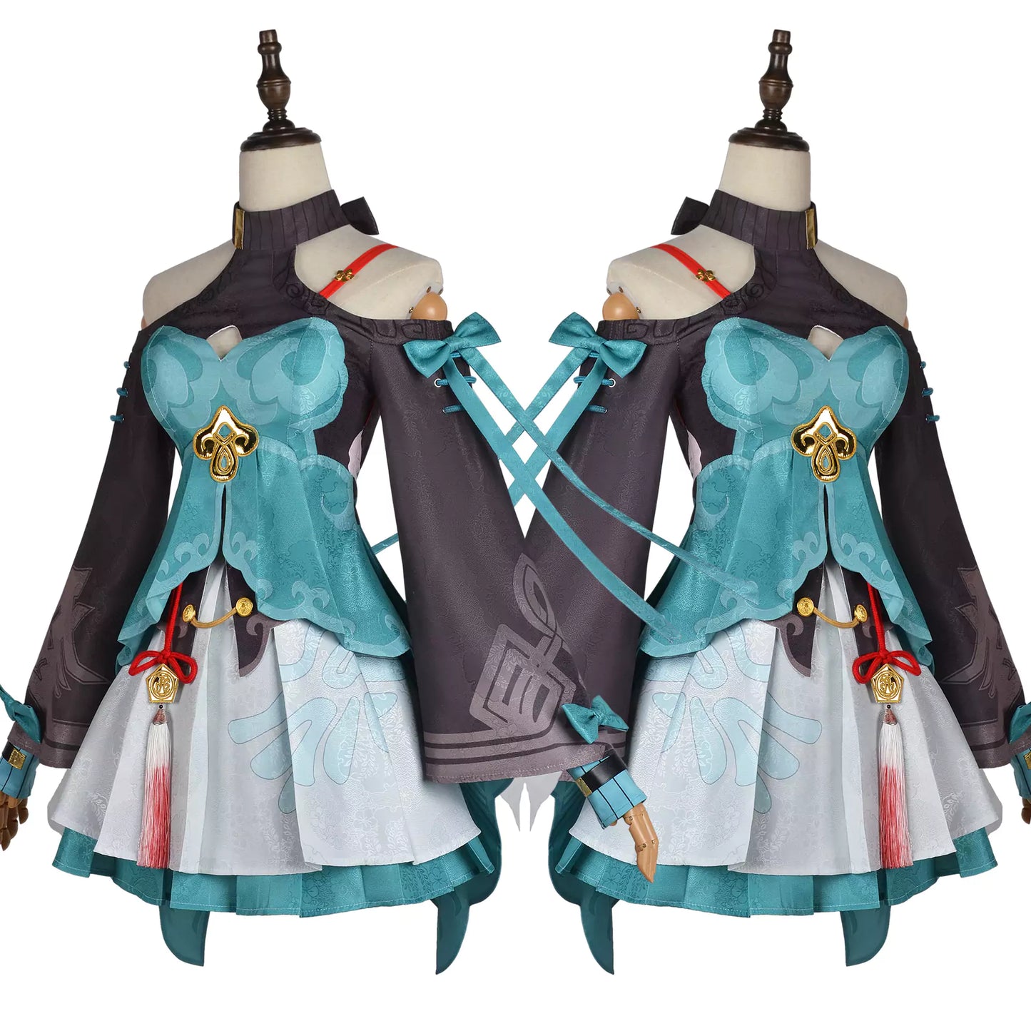 Honkai Star Rail Qingque Complete Cosplay Costume Outfit