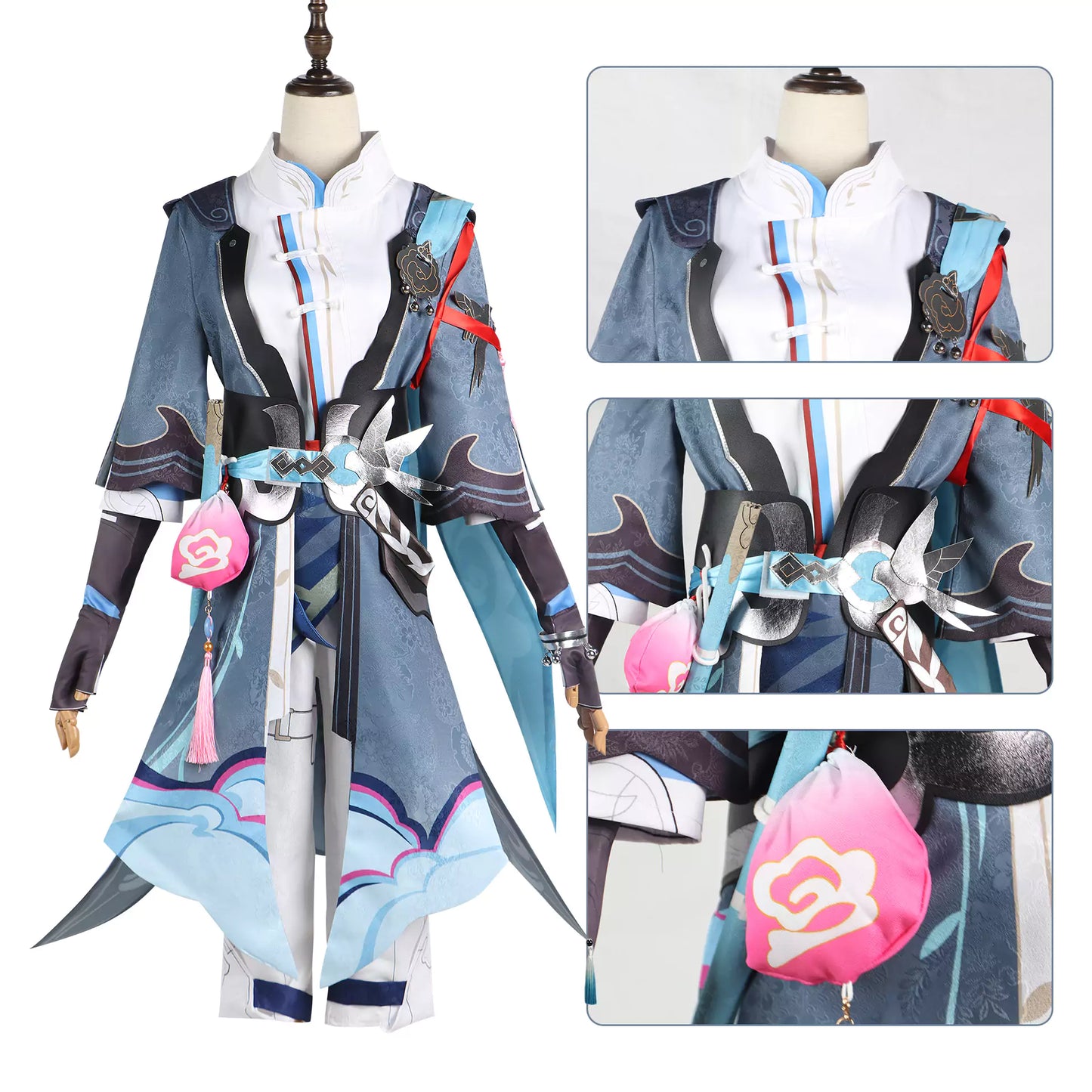 Honkai Star Rail Yanqing Complete Cosplay Costume Outfit