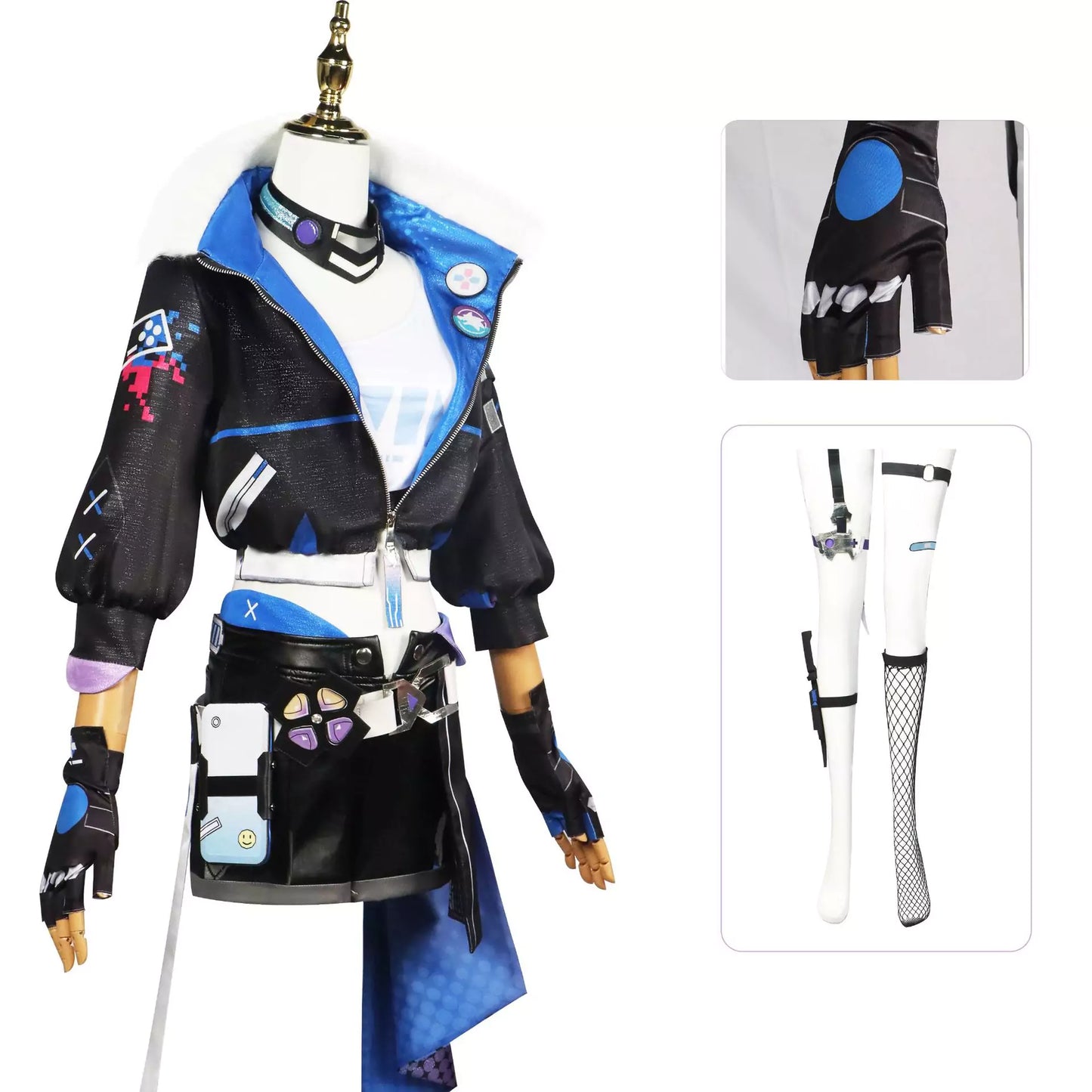 Honkai Star Rail Silverwolf Complete Cosplay Costume Outfit