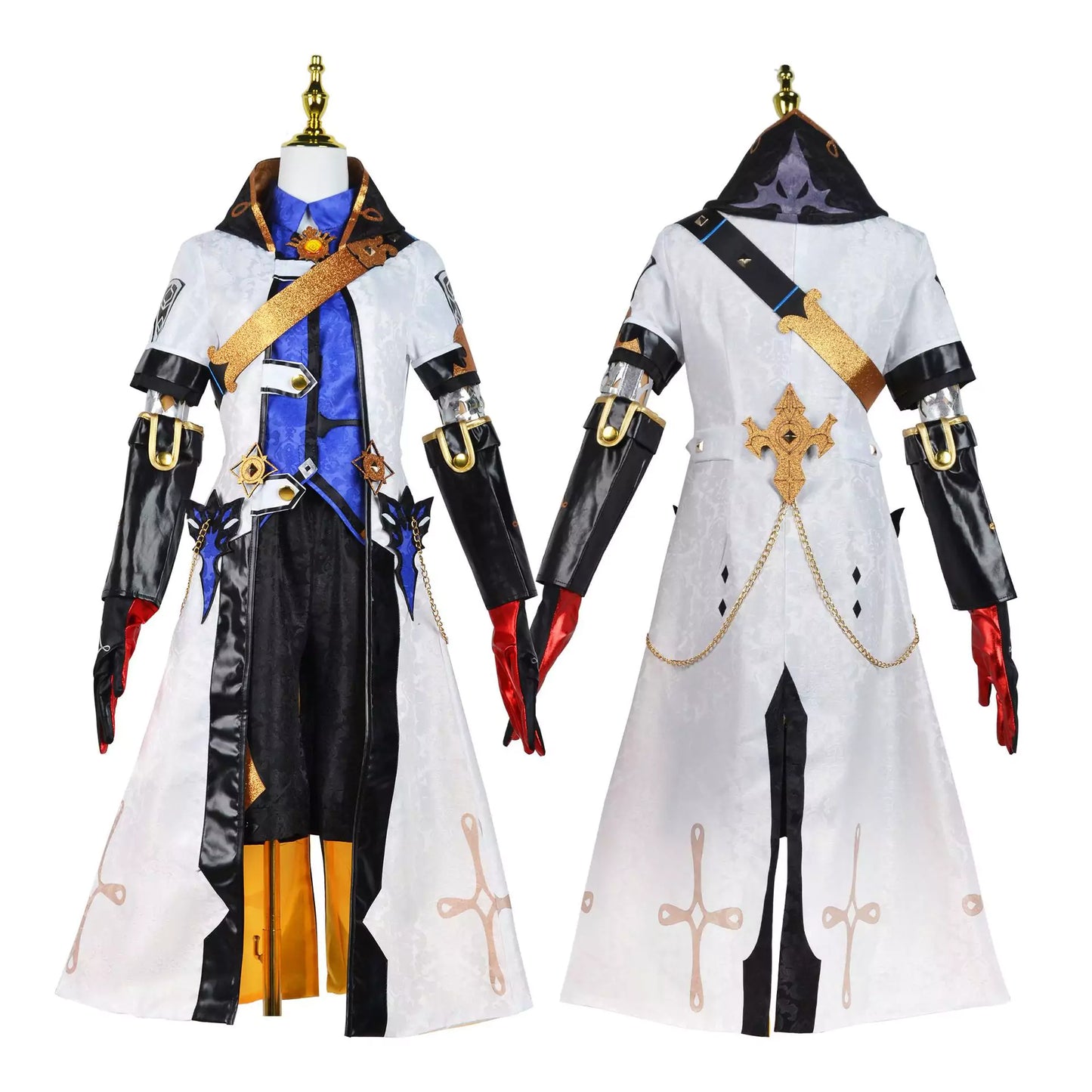 Genshin Impact Albedo Complete Cosplay Costume Outfit