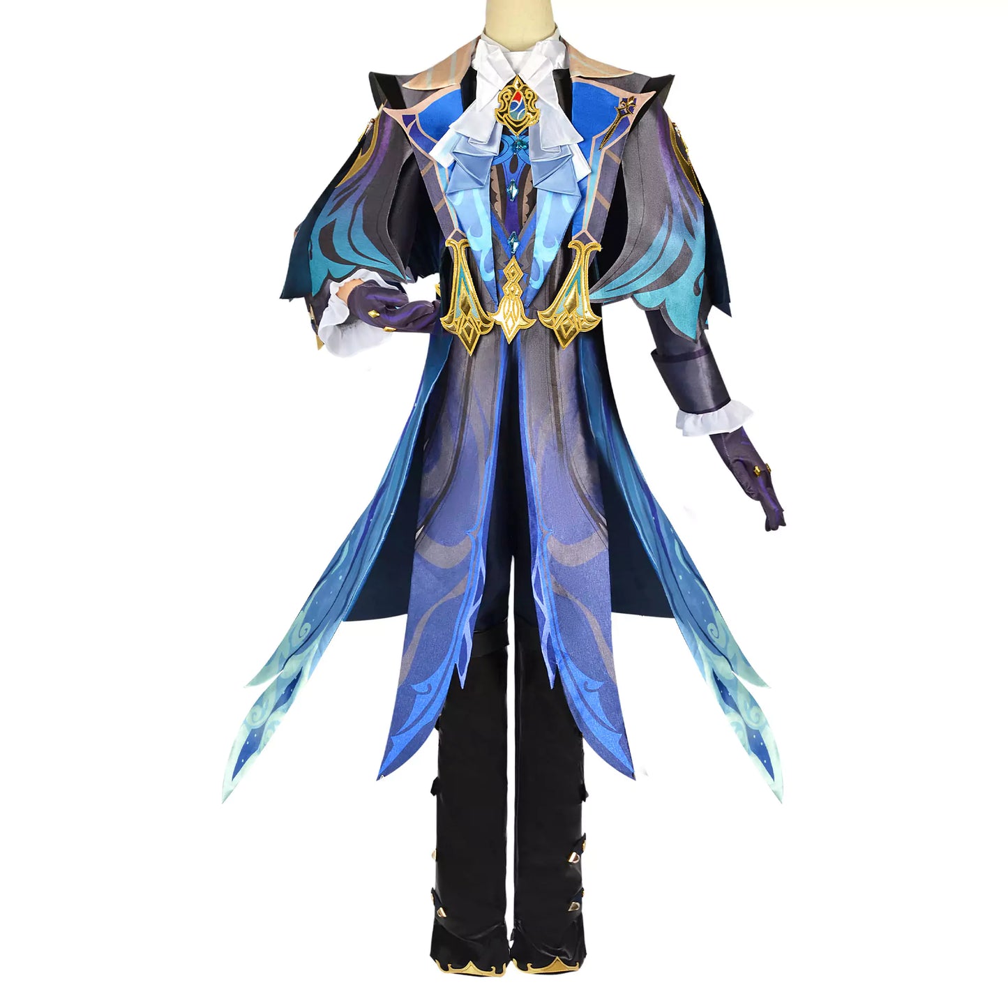 Genshin Impact Neuvillette Complete Cosplay Costume Outfit