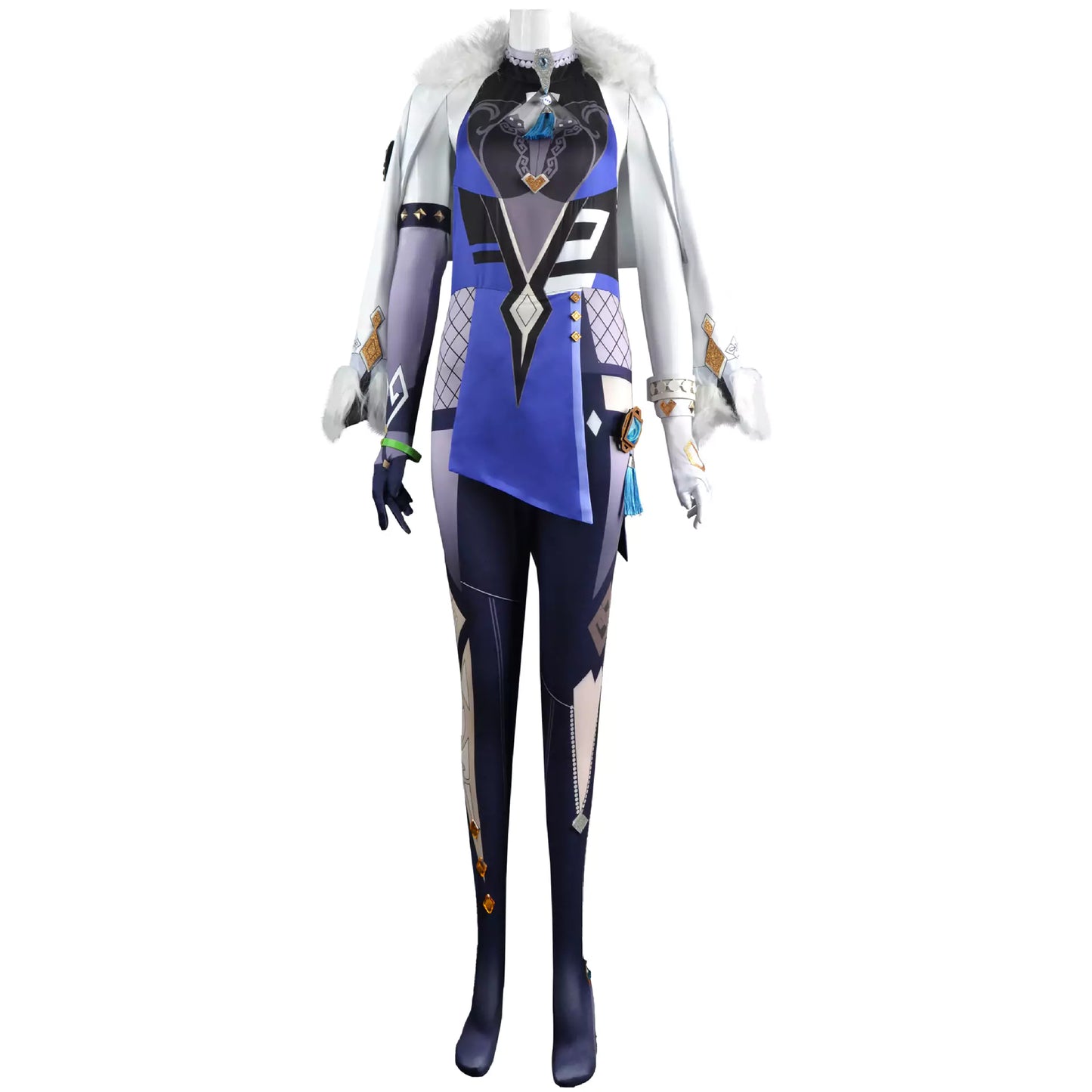 Genshin Impact Yelan Complete Cosplay Costume Outfit