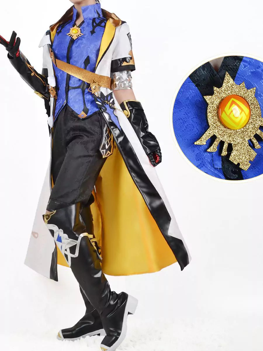 Genshin Impact Albedo Complete Cosplay Costume Outfit