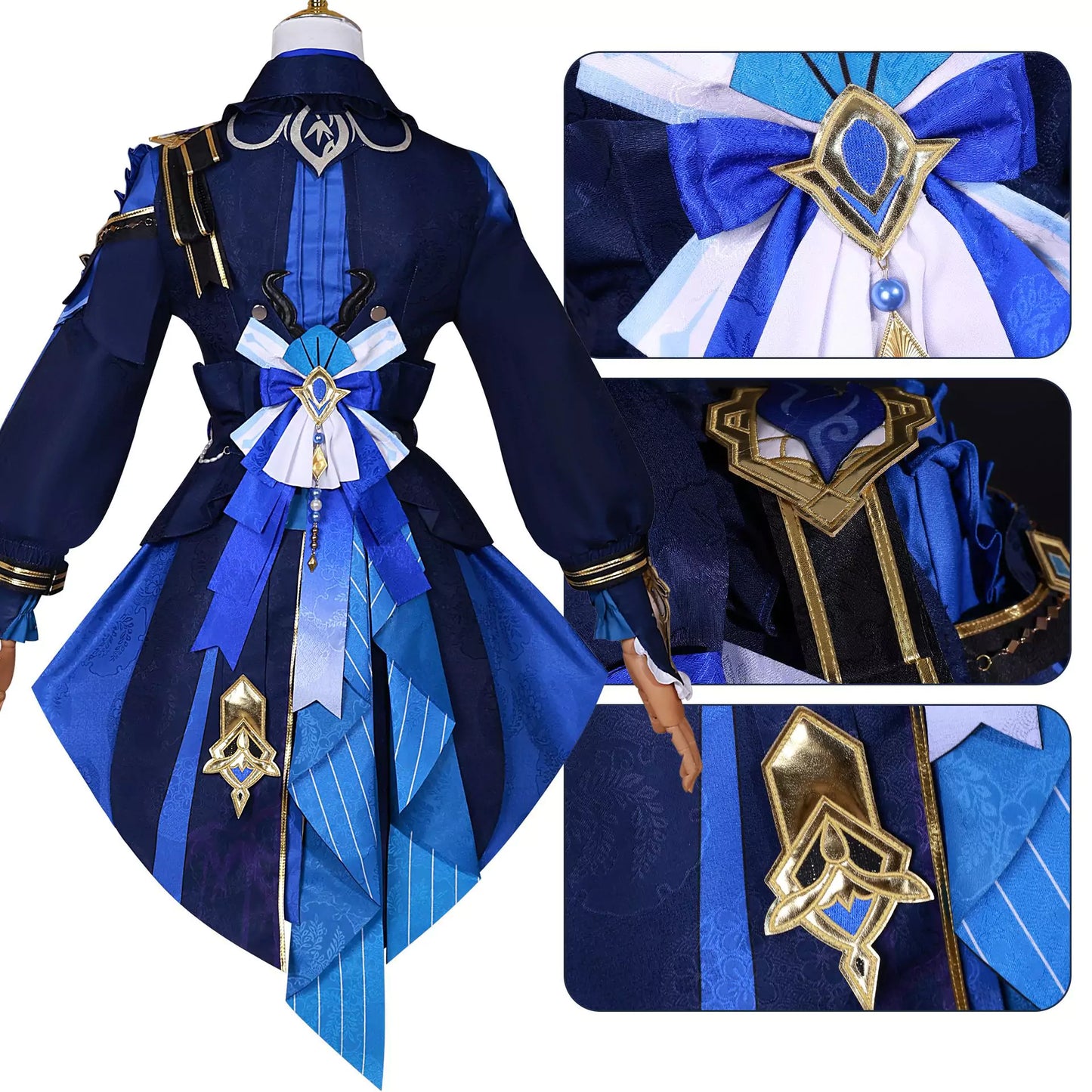 Genshin Impact Xingqiu Complete Carnival Cosplay Costume Outfit