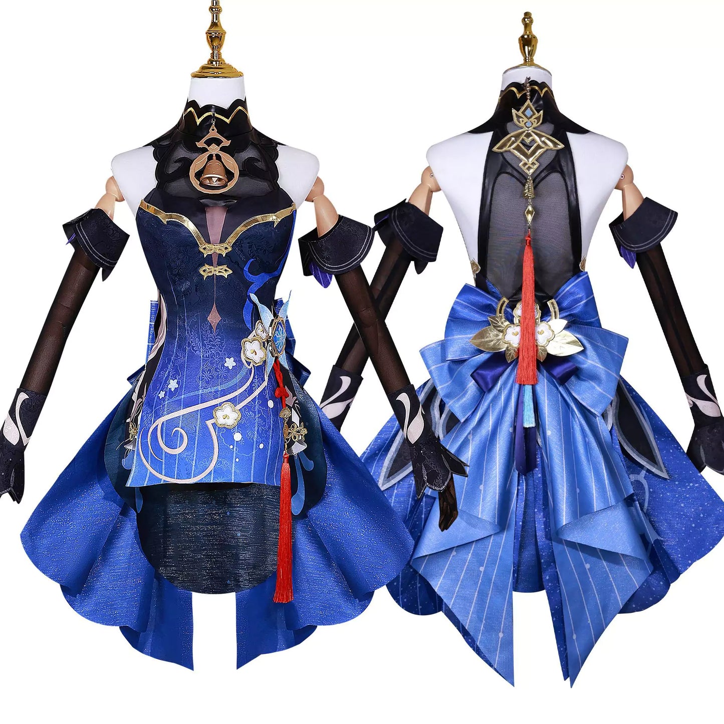 Genshin Impact Ganyu Complete Carnival Cosplay Costume Outfit