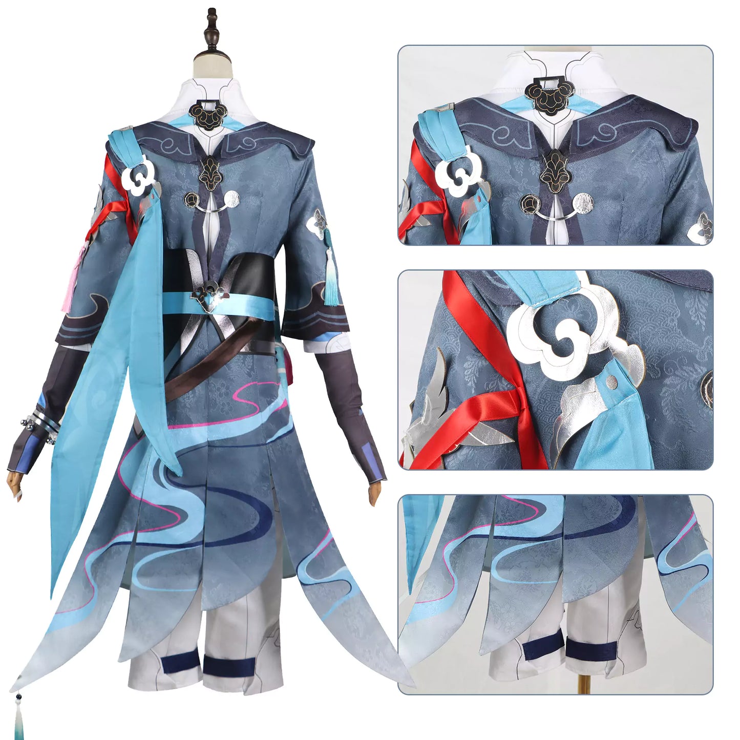 Honkai Star Rail Yanqing Complete Cosplay Costume Outfit