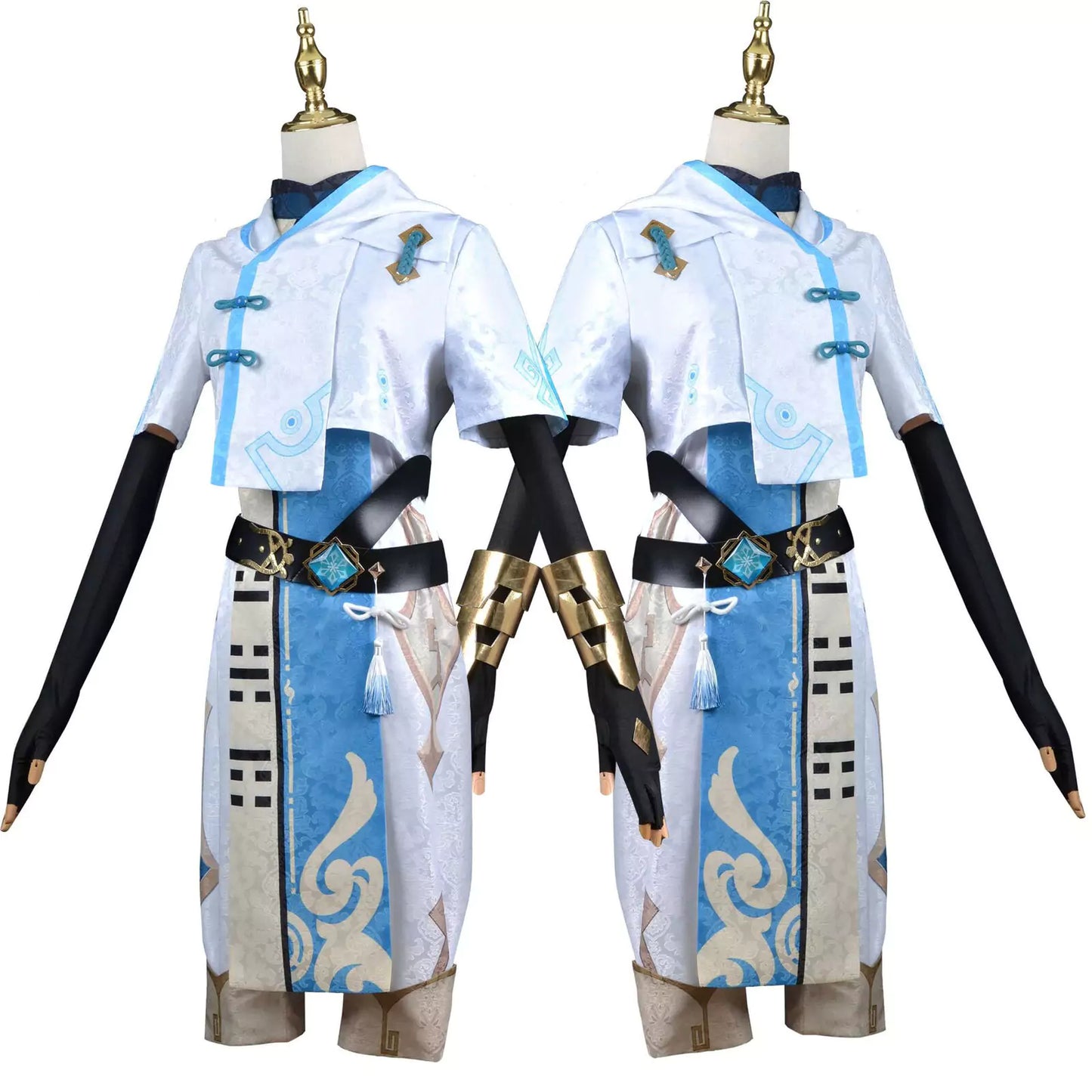 Genshin Impact Chongyun Complete Cosplay Costume Outfit