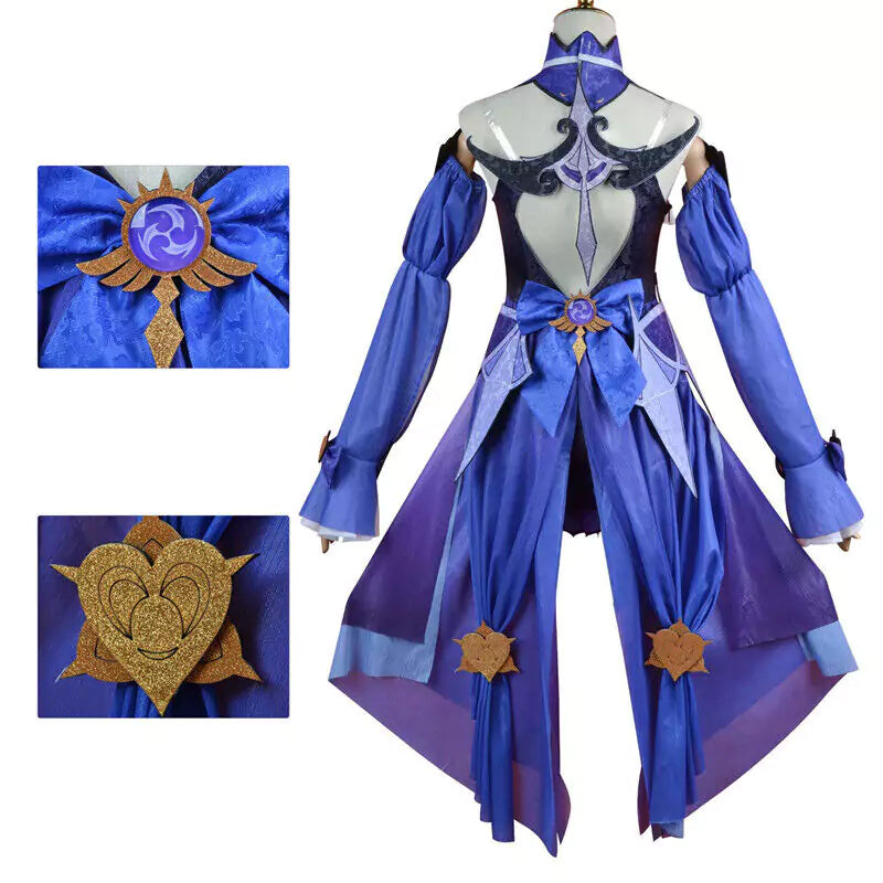 Genshin Impact Fischl Carnival Complete Cosplay Costume Outfit