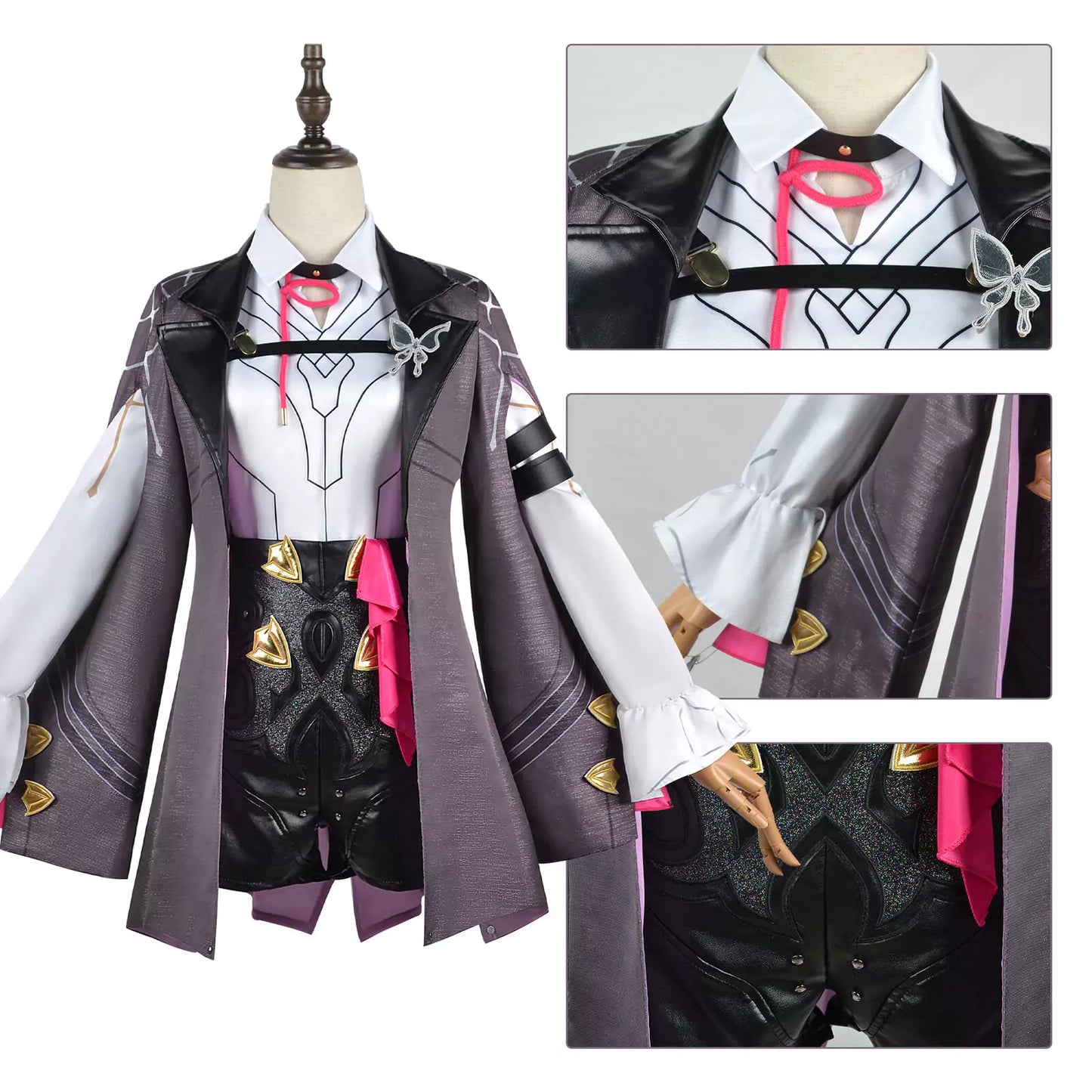 Honkai Star Rail Kafka Cosplay Costume | Gaming Outfit