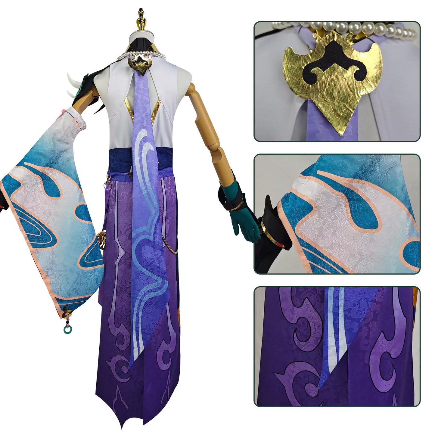 Genshin Impact Xiao Complete Cosplay Costume Outfit