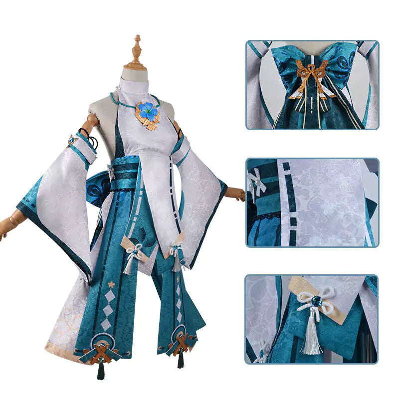 Genshin Impact Xiao Yae Miko Complete Cosplay Costume Outfit