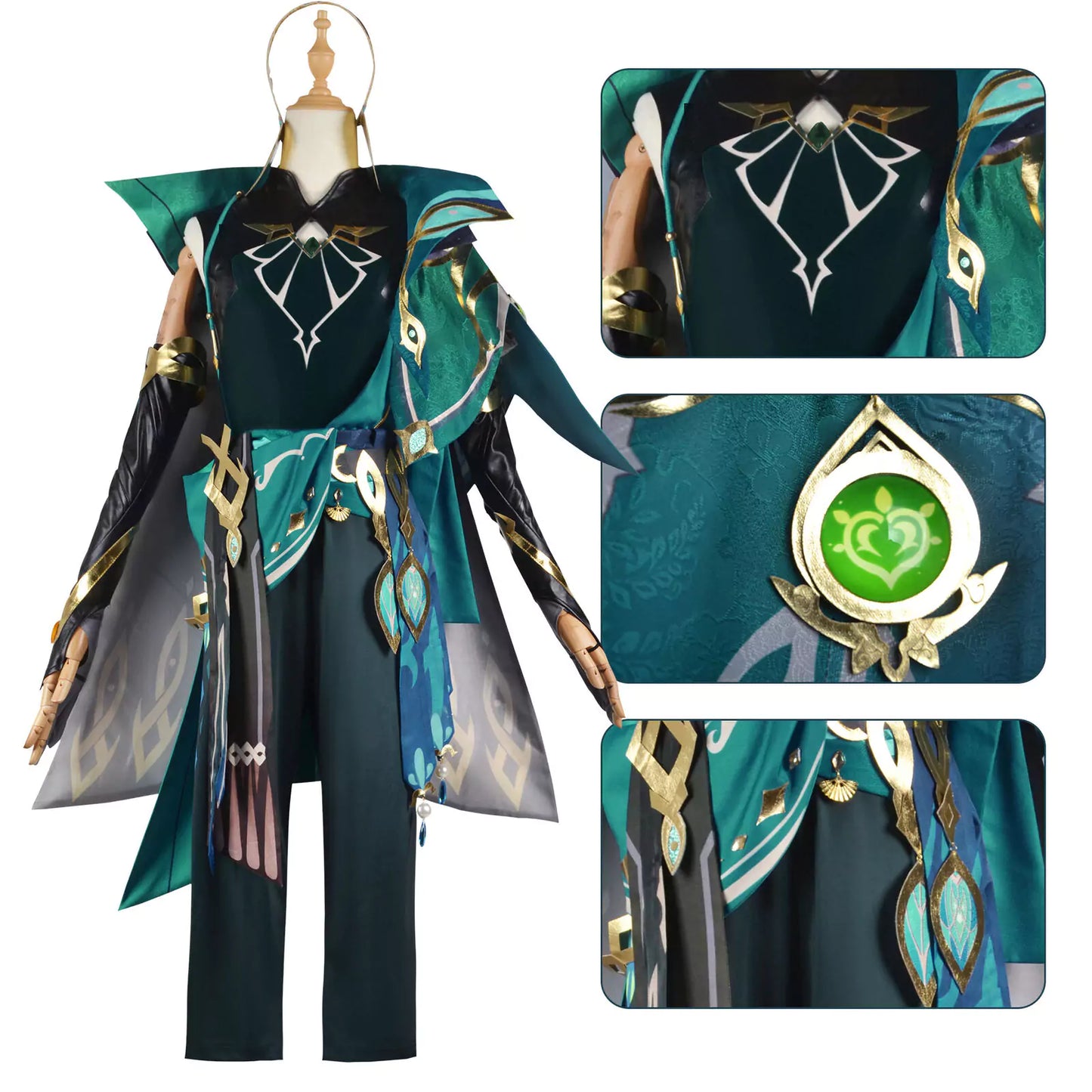 Genshin Impact Alhaitham Complete Cosplay Costume Outfit