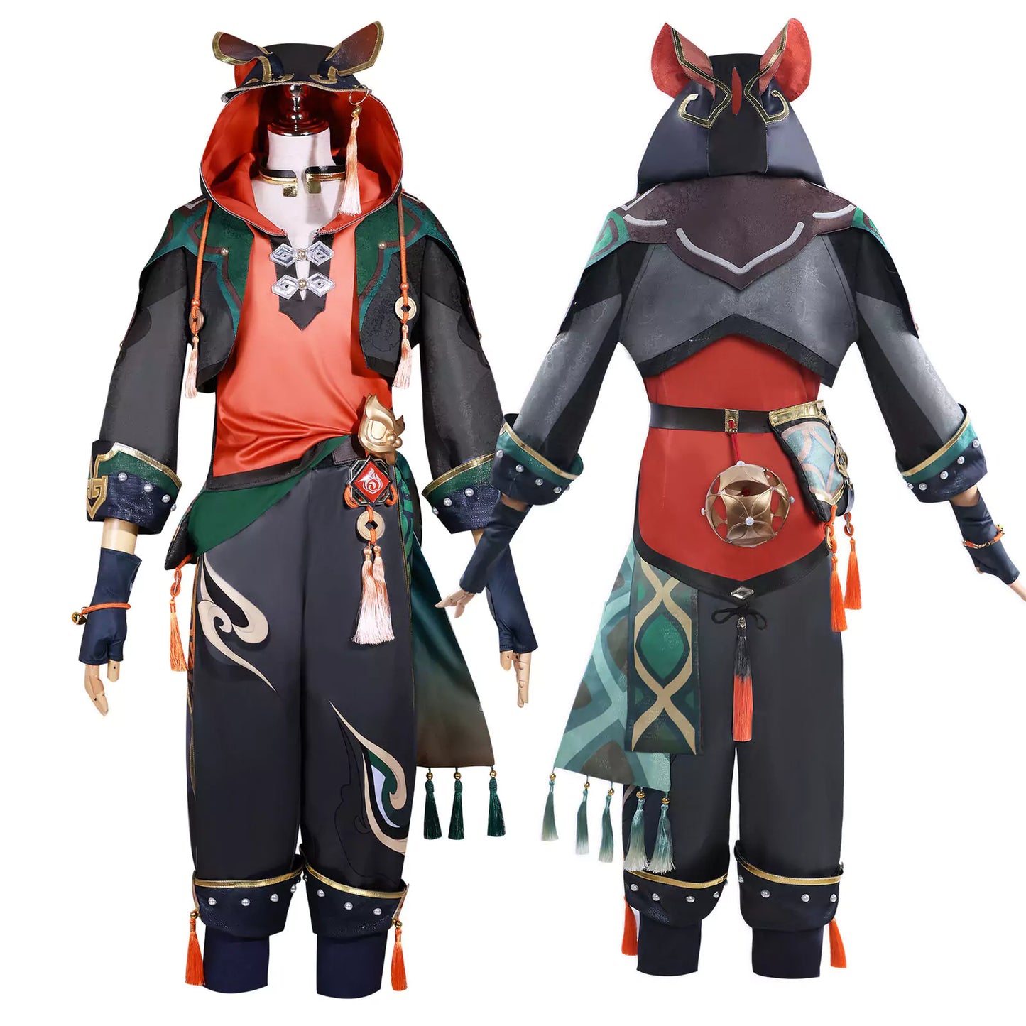 Genshin Impact Jiaming Complete Cosplay Costume Outfit