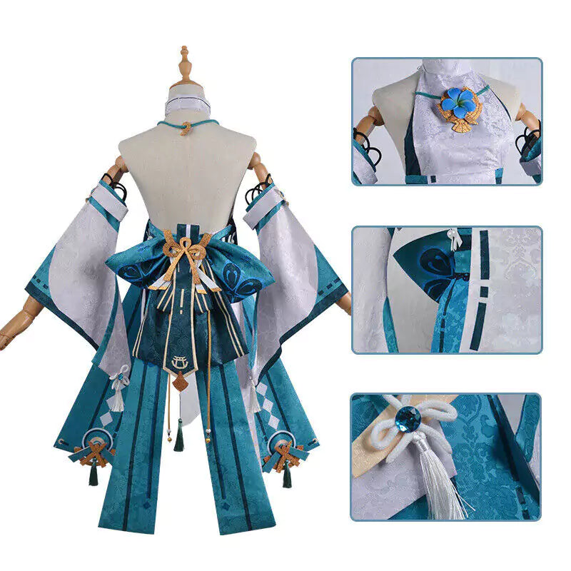 Genshin Impact Xiao Yae Miko Complete Cosplay Costume Outfit