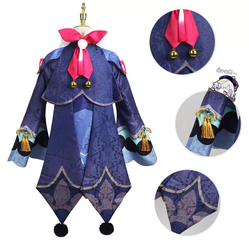 Genshin Impact Qiqi Complete Cosplay Costume Outfit