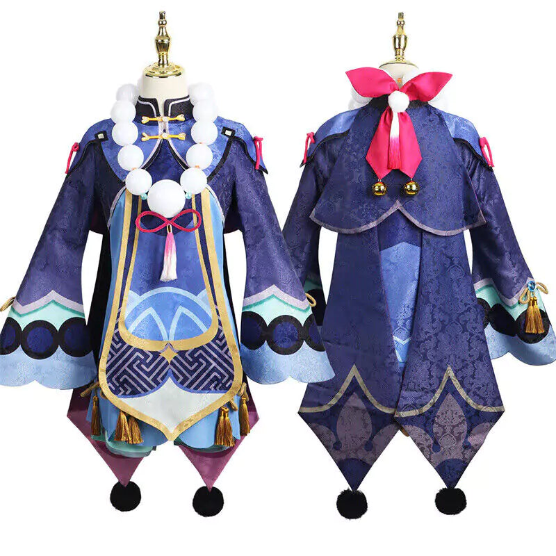 Genshin Impact Qiqi Cosplay Costume | Game Outfit